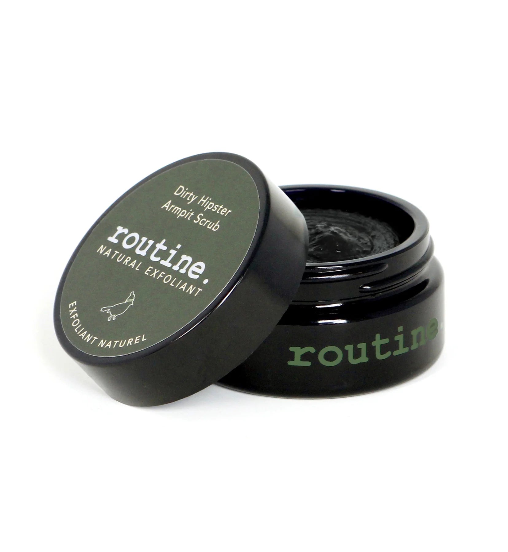 Organic Dirty Hipster No. 4 Armpit Scrub - Natural Deodorant & Detoxifying Body Scrub for Men & Women - Perfect for Post-Workout, Travel & Daily Hygiene Routine