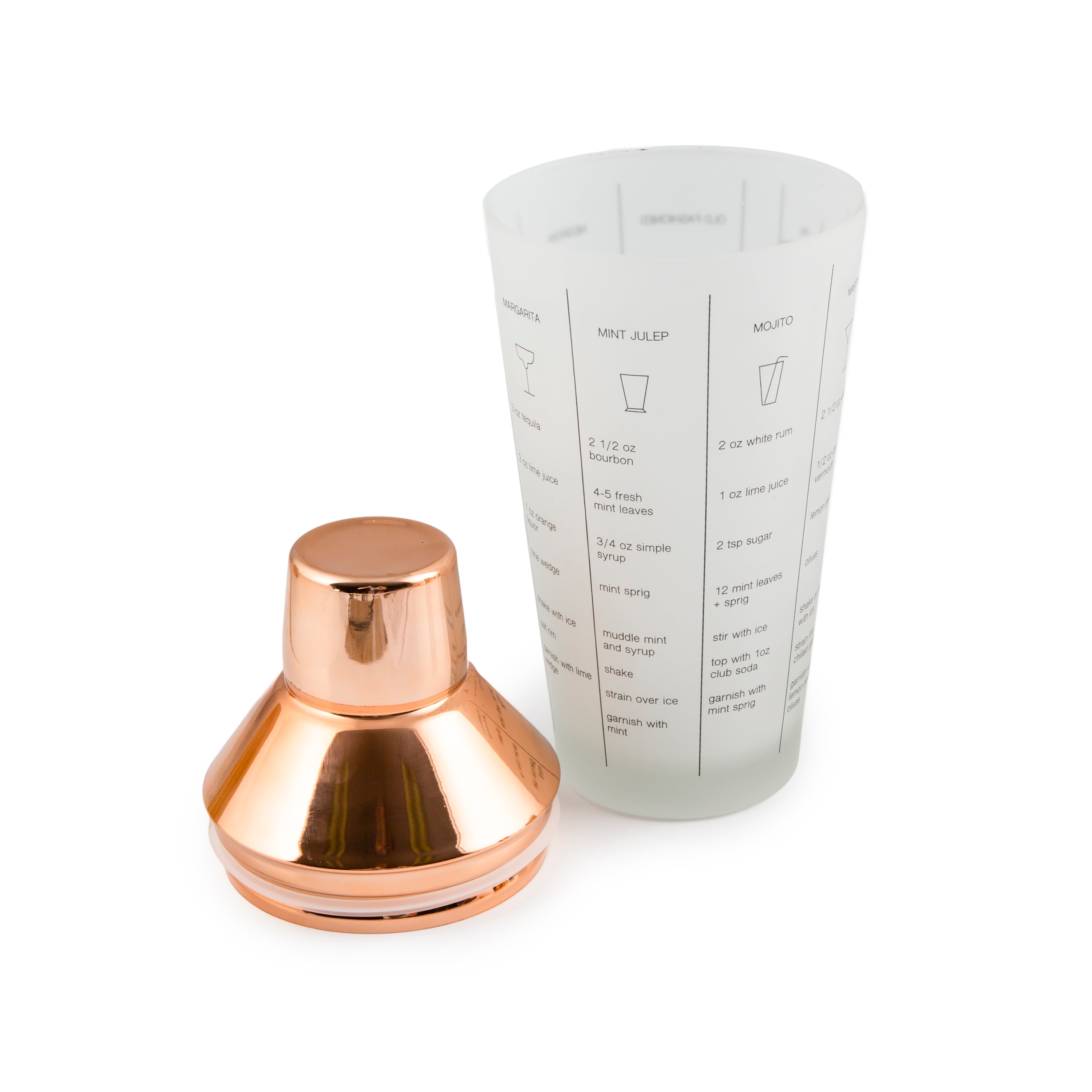 Premium 5-Piece Copper Mixology Cocktail Set - Bar Tools for Professional & Home Bartenders - Perfect for Mojitos, Margaritas & Craft Cocktails