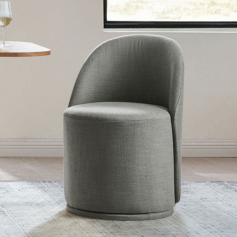 Modern Curved Back Swivel Dining Chair - Ergonomic Comfort for Kitchen, Dining Room & Office - Perfect for Home Decor & Entertaining Guests