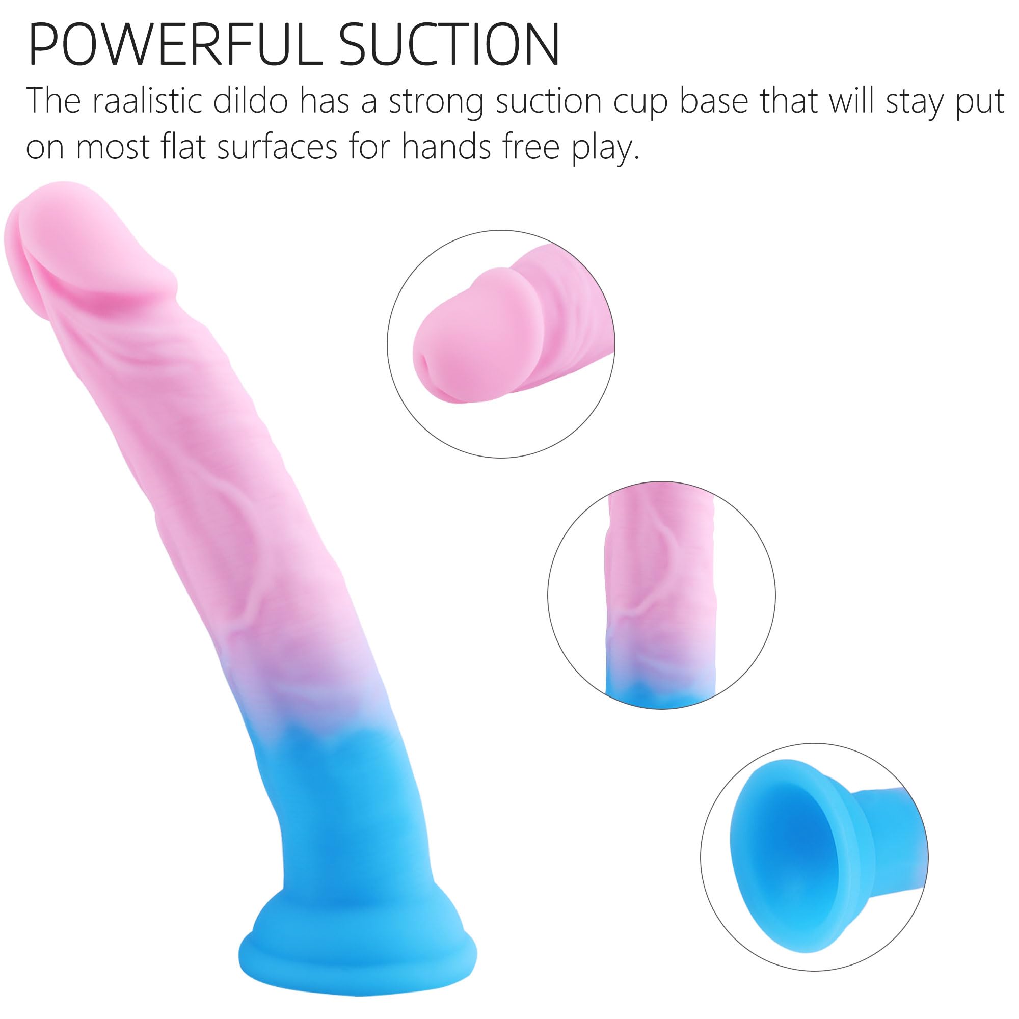 Premium Silicone Anal Plug Training Kit - 3 Sizes Anal Dildos with Strong Suction Cup | G-Spot & Prostate Stimulation Sex Toys for Women & Men | Beginner-Friendly Adult Toys for Solo Play & Couples Intimacy