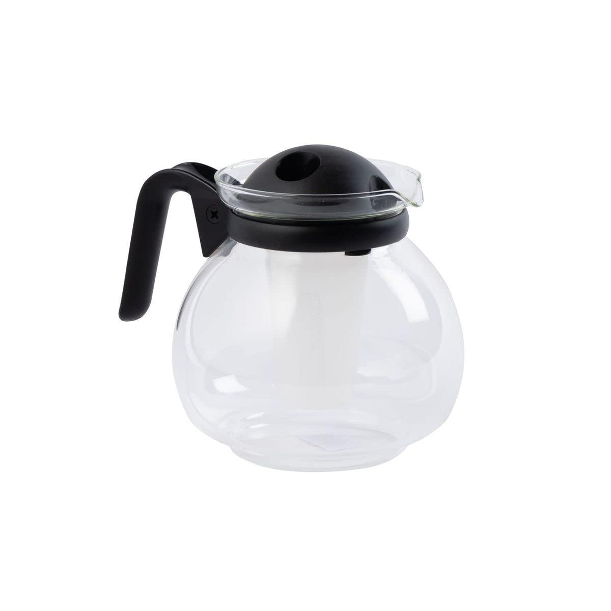 Microwave Safe Coffee Pot - 11 x 15 x 9.6 cm, Durable Black Design for Quick Heating | Perfect for Office, Home & Travel Use
