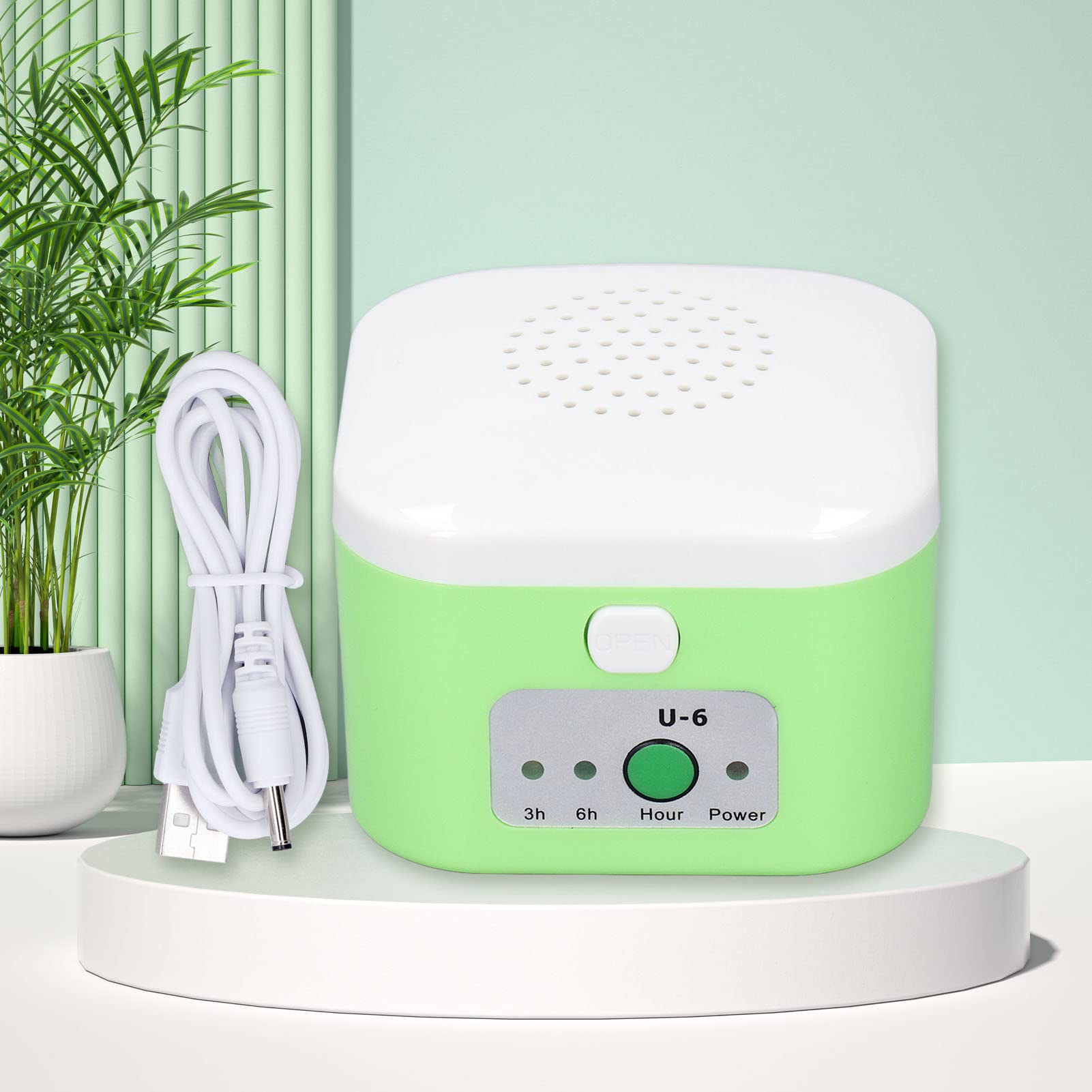 Portable Electric Dehumidifier for Shoes & Clothes - Fast Moisture Removal with Heating & Timer Function - Perfect for Gym Bags, Sports Gear & Travel Accessories