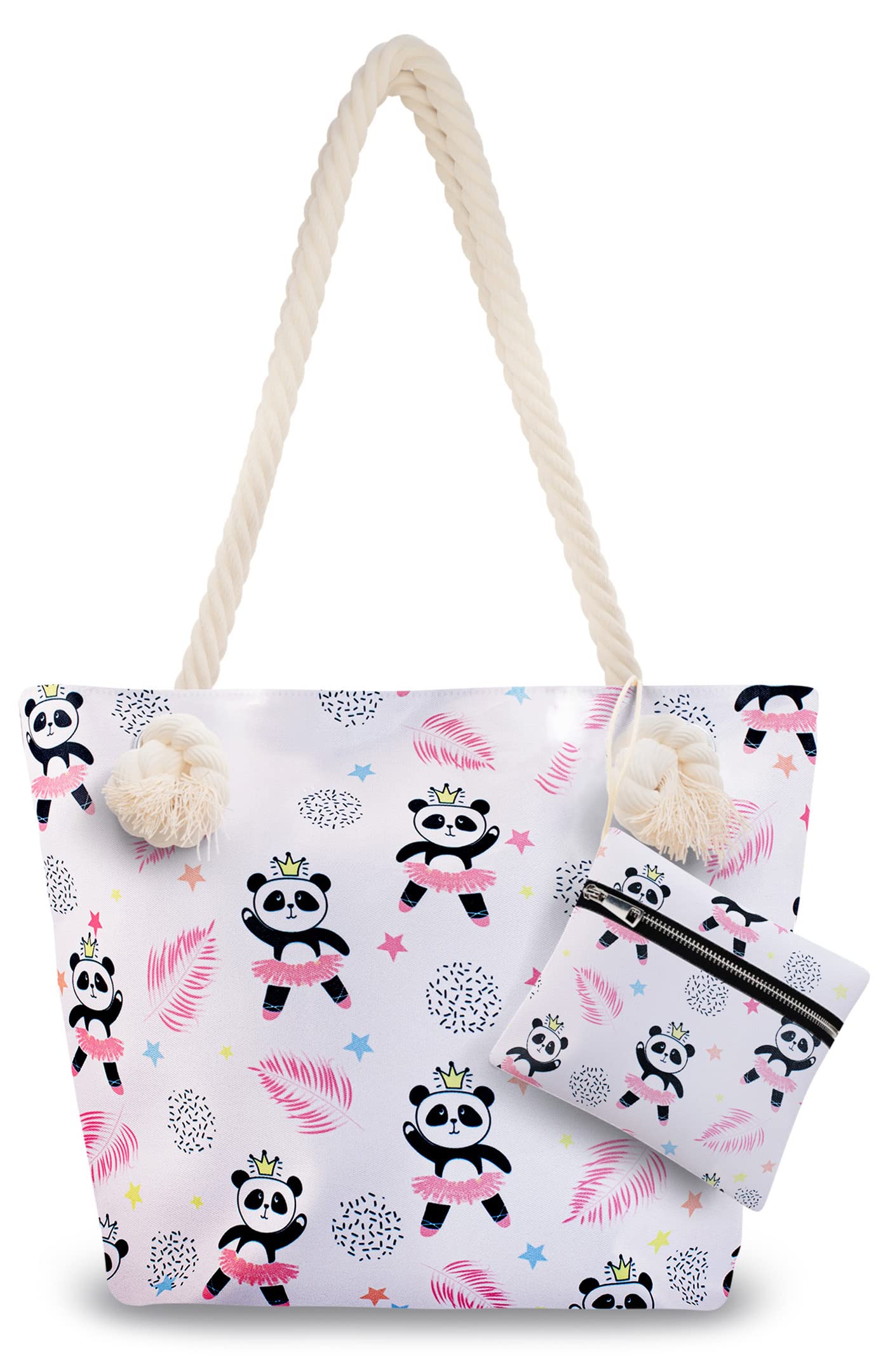 Rave Envy Waterproof Beach Tote Bag for Women - Large Zippered Pool & Travel Tote - Perfect for Beach Vacations, Swimming, Gym & Weekend Getaways