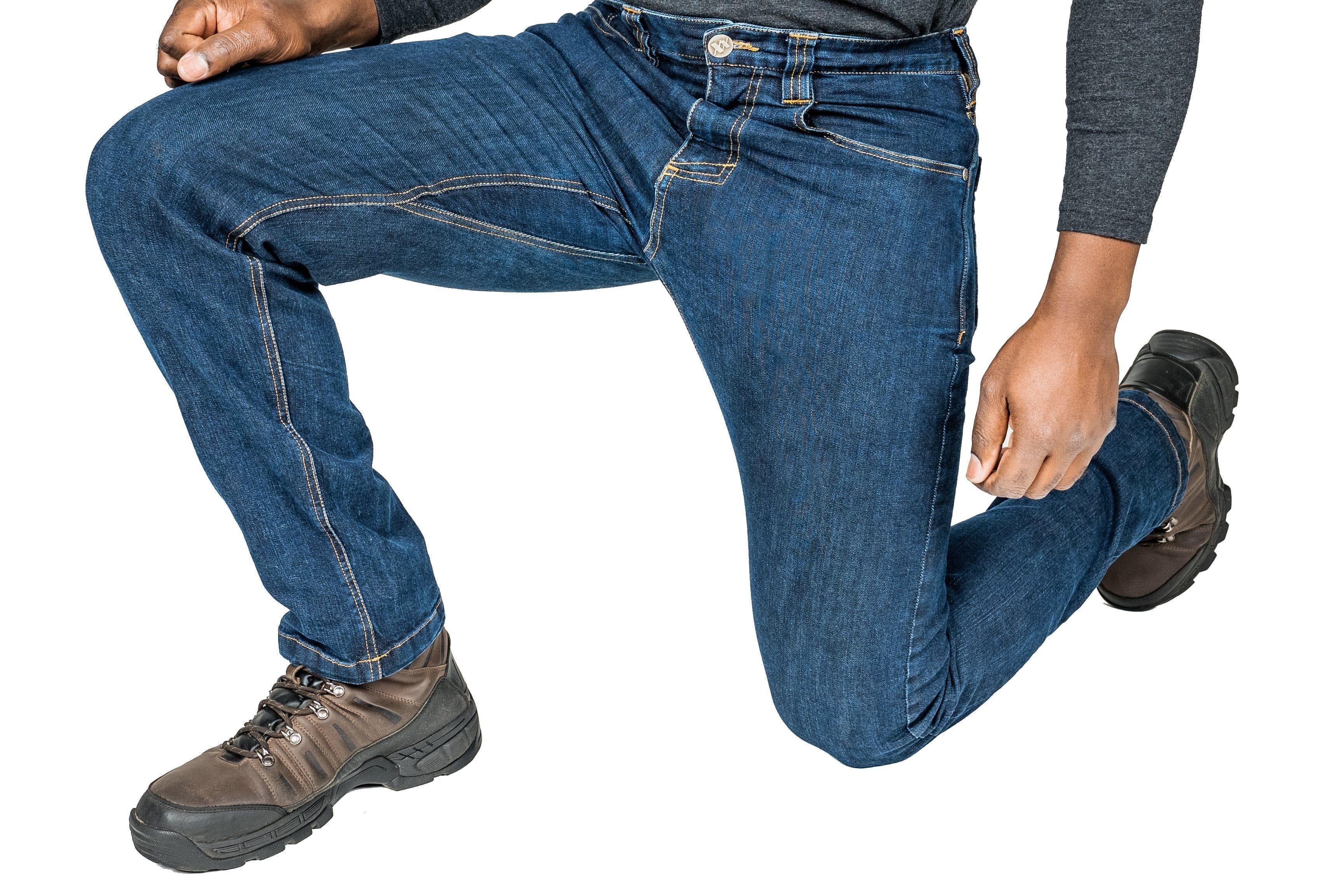 Asset Tactical Jeans for Men - Durable Military Work Pants with Stretch & Utility Pockets | Perfect for Outdoor, Hiking, Work & Tactical Operations