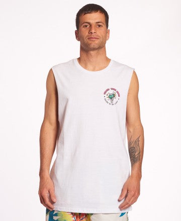 Volcom Men's Muscle Fit Short Sleeve Printed T-Shirt - Casual & Athletic Wear for Gym, Workout, and Street Style