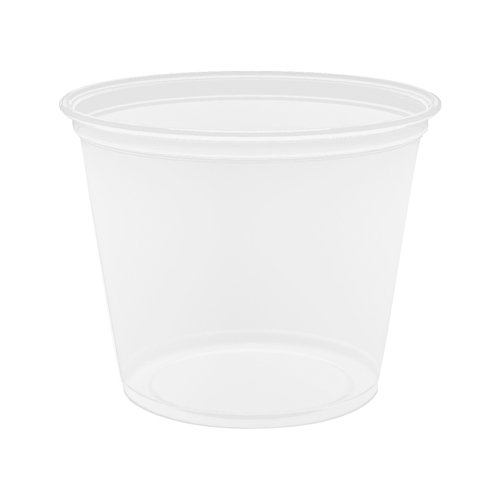 DART Dcc550pc 5.5 Oz Translucent Portion Cups - 125/Bag, Perfect for Food Portioning, Meal Prep, and Party Serving
