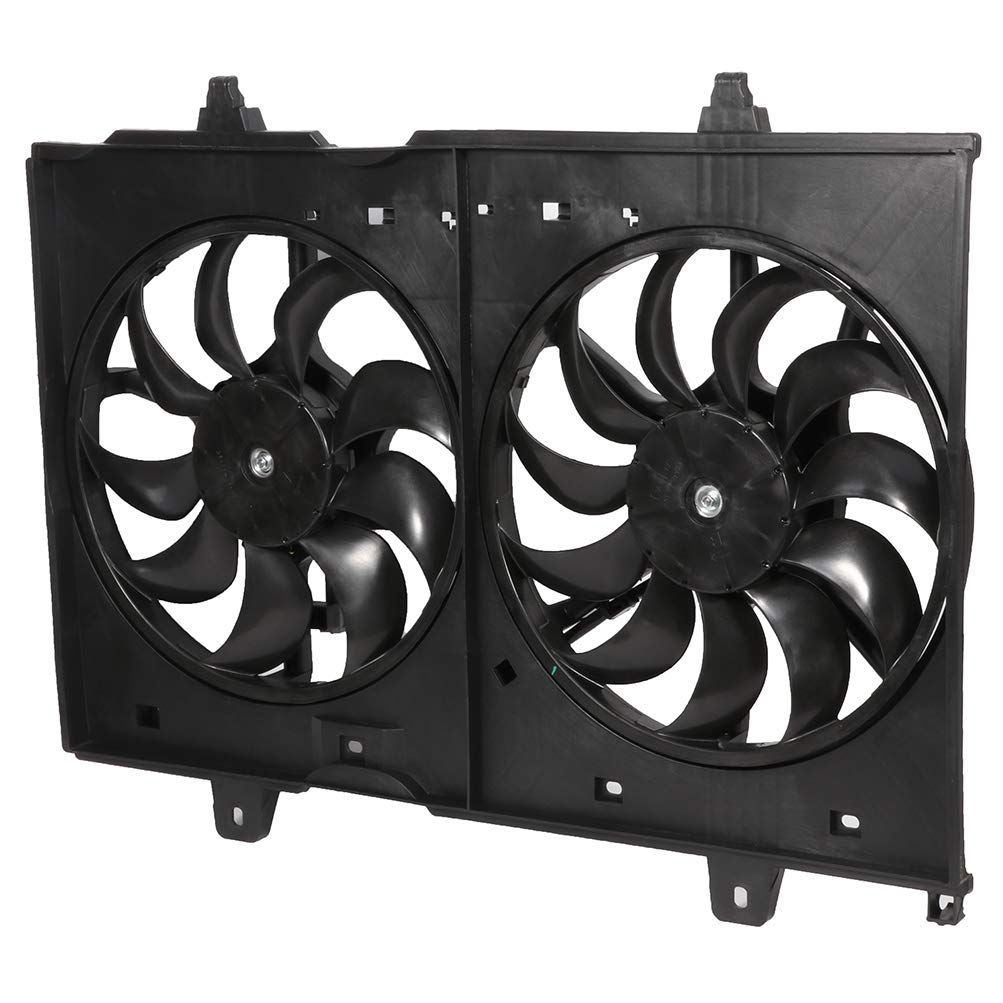 SCITOO Radiator Cooling Fan Replacement for 2008-2015 Nissan Rogue & Rogue Select - High Performance Engine Cooling System Part - Perfect for Summer Driving & Heavy Traffic Conditions