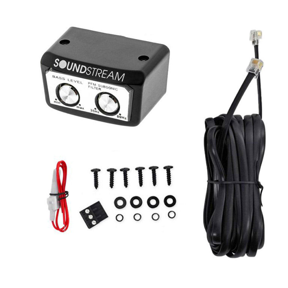 Soundstream BX-20Z Digital Bass Driver with Dash Mount Remote Control - Car Audio Bass Booster for Enhanced Music Experience