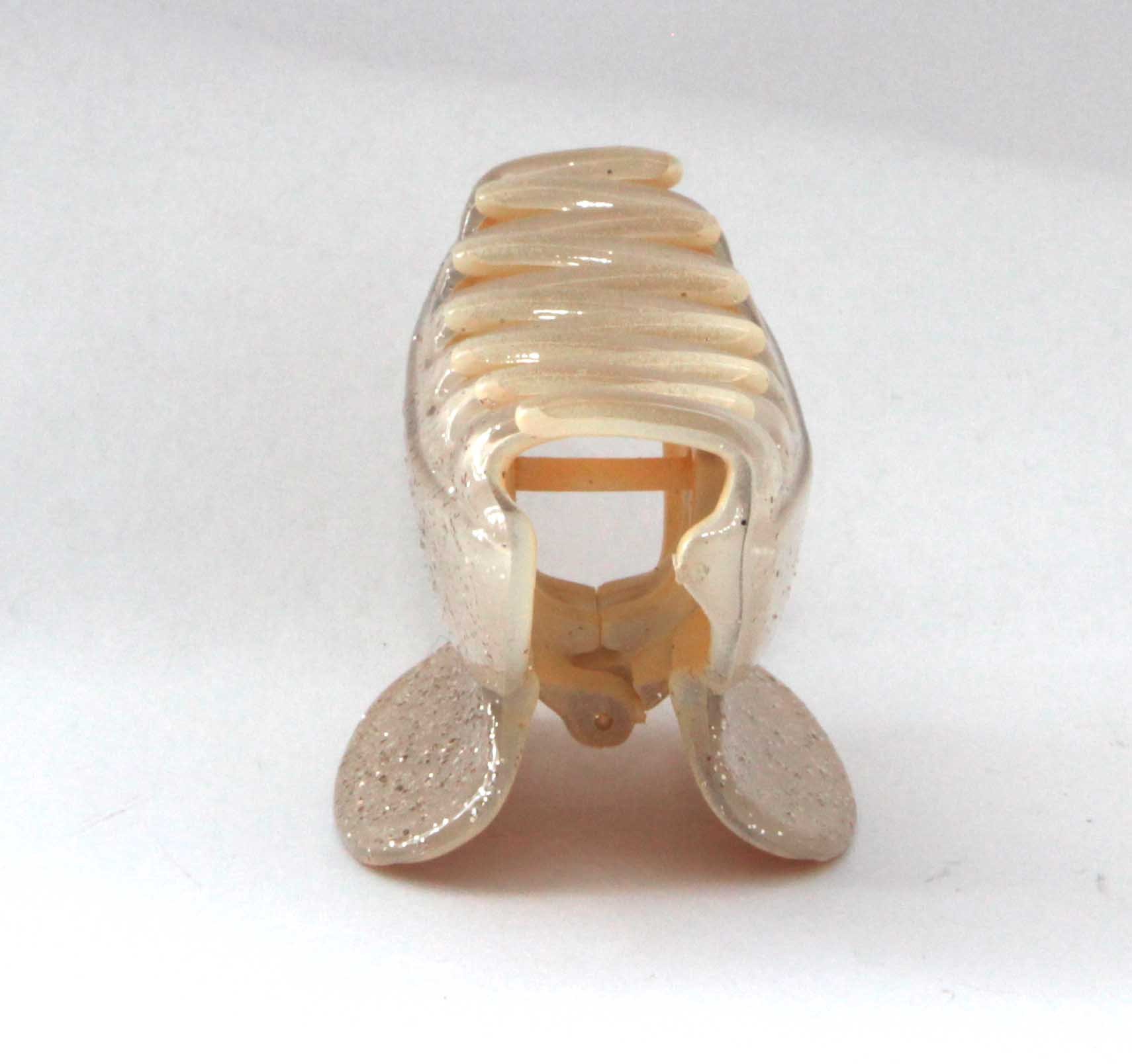 French Hair Claw Clips 3 Inches - Tortoise Shell & Shiny Glitter Large Jaw Hair Clips for Women (Set of 3) | Perfect for Updos, Ponytails & Everyday Hairstyles