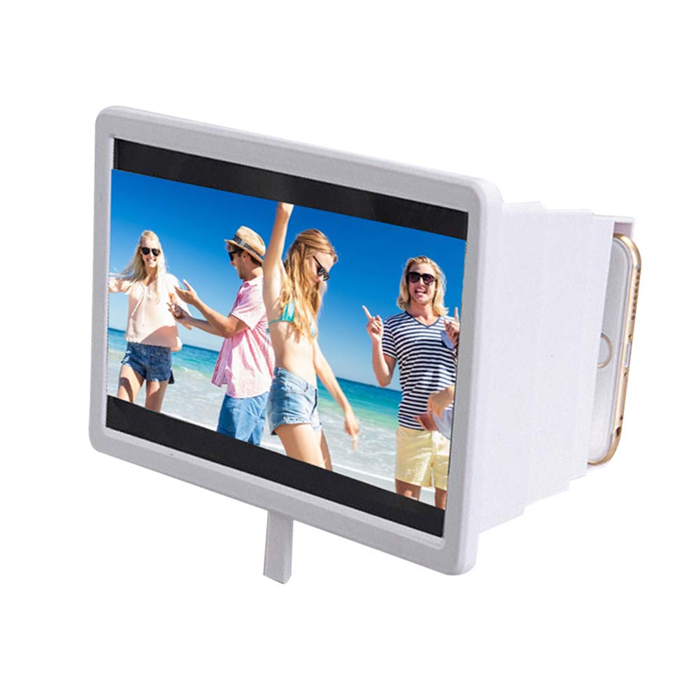 VELIHOME 3D HD Retractable Phone Screen Magnifier - Universal Smartphone Compatible for Movies & Videos - Enhance Viewing Experience at Home or Travel