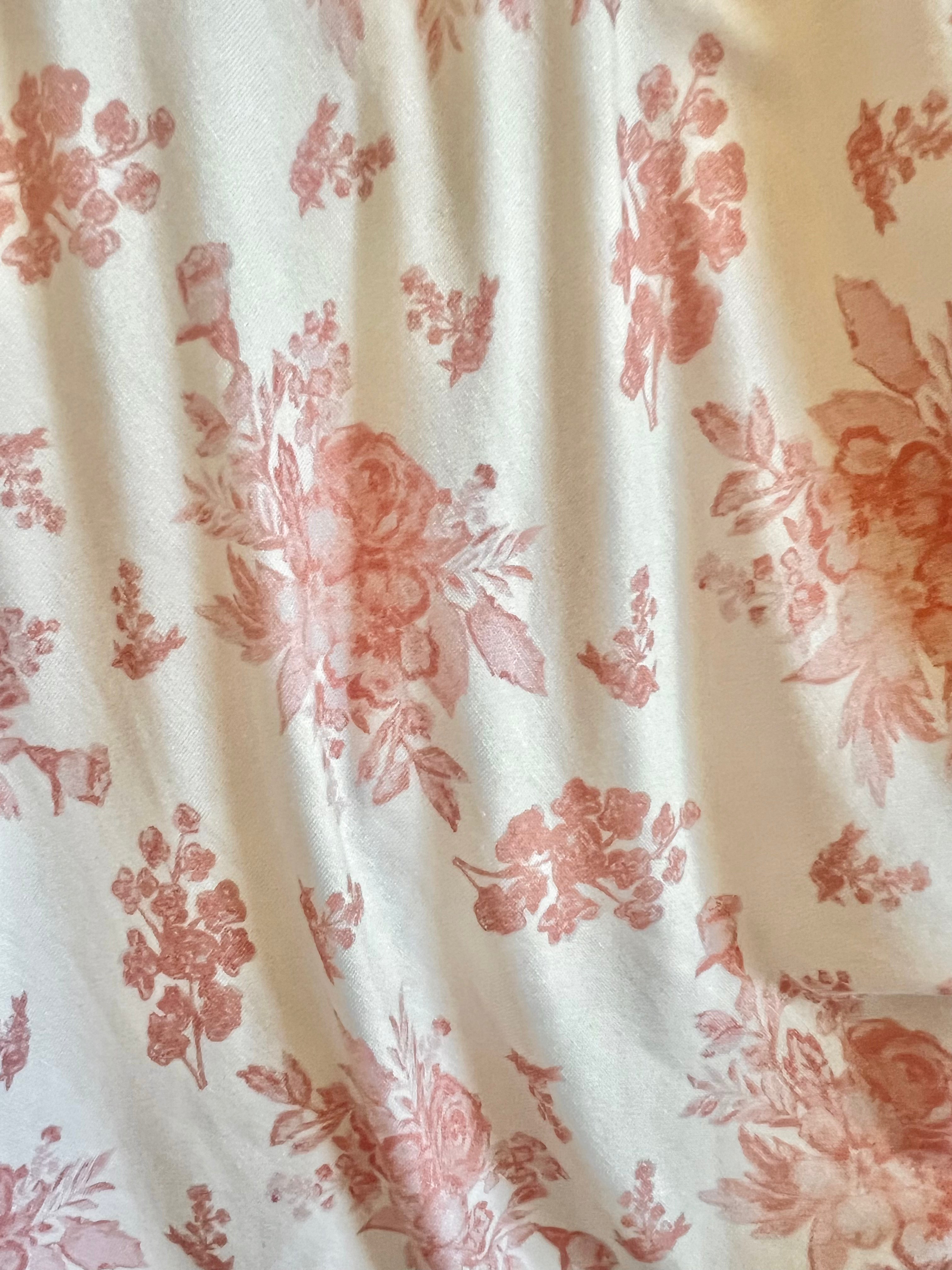 Pink and Mauve Floral Print Dress - Women's Elegant Floral Summer Dress for Casual Wear, Parties, and Date Nights