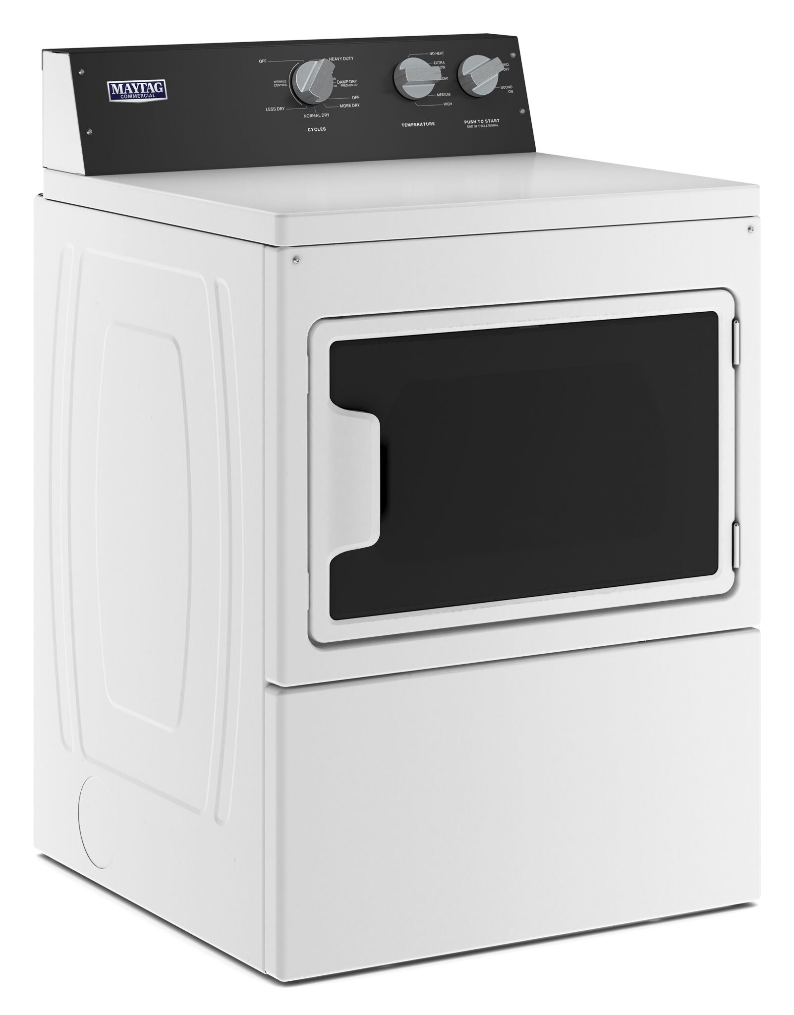 Maytag MGDP586KW 7.4 Cu Ft White Gas Commercial-Grade Residential Dryer - Perfect for Laundromats, Apartments & Large Families