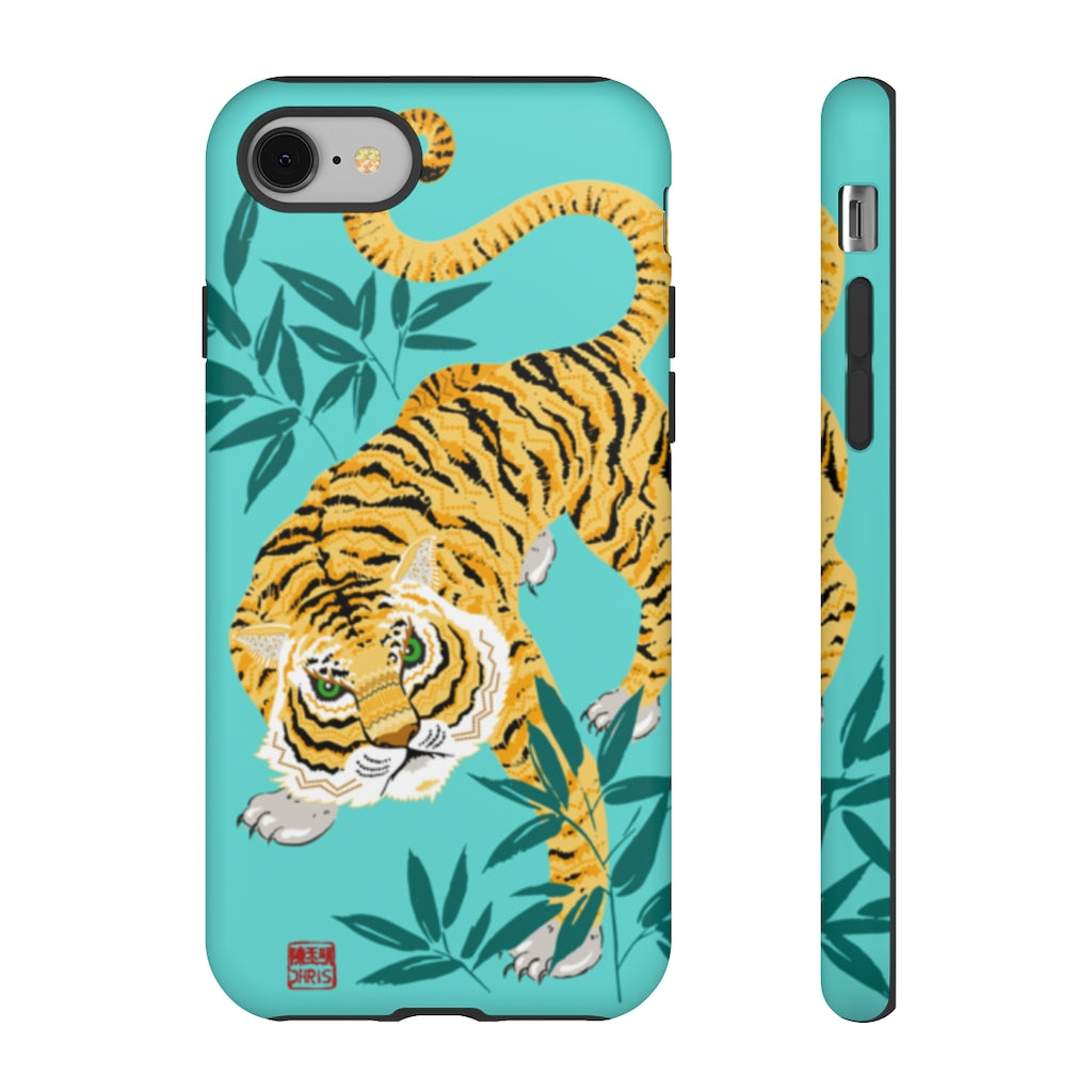 Lucky Tiger Chinese Zodiac Phone Case - Durable & Stylish Cover for iPhone & Samsung - Perfect for New Year Gifts & Daily Protection
