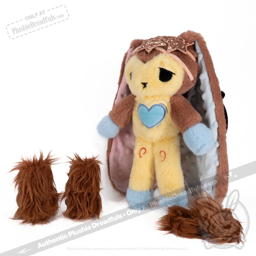 Plushie Dreadfuls POTS V2 Rabbit Stuffed Animal - Soft Cuddly Plush Toy for Kids, Anxiety Relief & Comfort, Perfect Gift for Collectors & Stress Relief