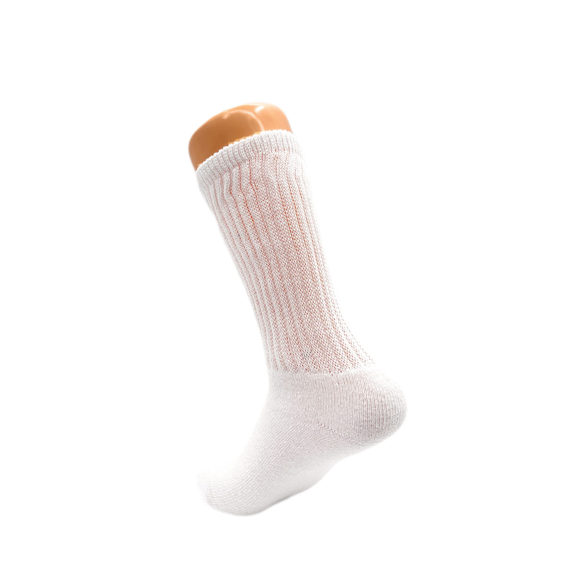 Premium American-Made Women's Cotton Mid-Calf Crew Socks - 3-Pack Cushioned Comfort for Work, Hiking & Everyday Wear