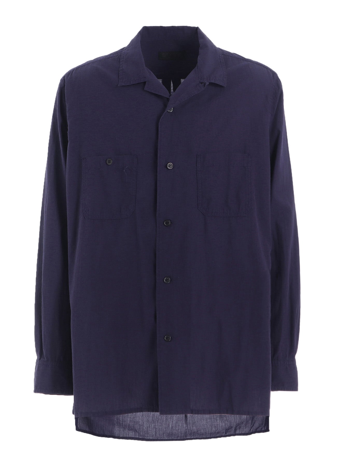 Premium Loose Fit Chambray Broadcloth Shirt for Men - Comfortable Open Collar Casual Shirt for Work, Travel & Everyday Wear