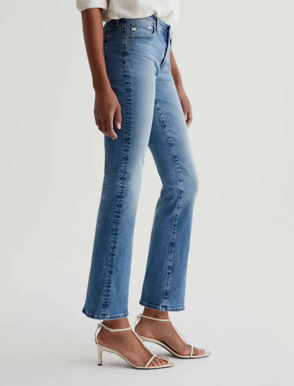AG Angel Low Rise Boot Cut Jeans for Women - Stretchy Denim Pants, Comfortable & Flattering Fit - Perfect for Casual Wear, Office & Night Out