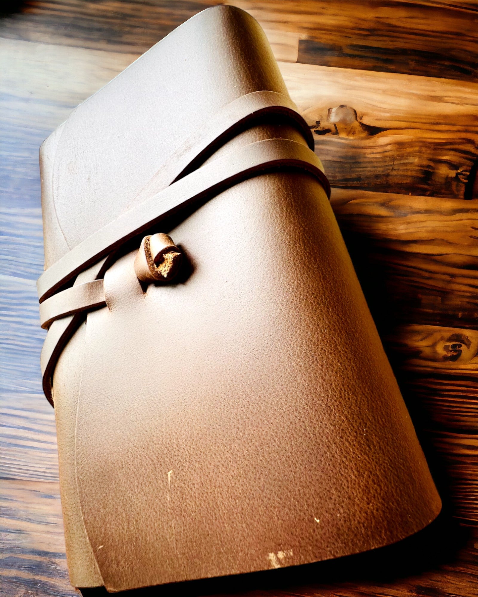 Premium RetroNotes Genuine Leather Notebook - 200 Pages 120gsm, Brown Leather Journal with Personalization for Sketching, Writing & Gift Giving | Office, School & Travel Companion