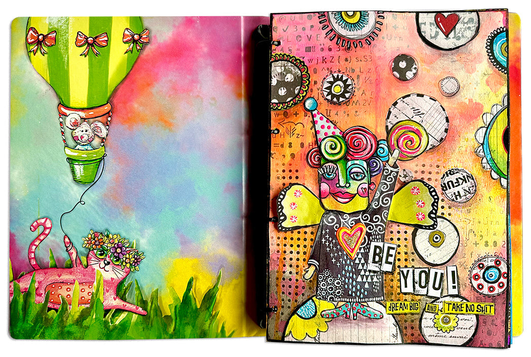 ABM Mask Lotsa Dots Art By Marlene - 1 PC Reusable Face Covering for Adults - Perfect for Daily Wear, Travel & Outdoor Activities