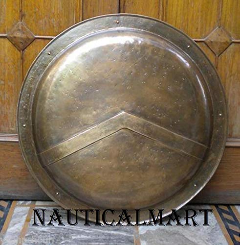 Authentic Medieval 300 Spartan Shield - King Leonidas Greek Battle Armor Replica | Perfect for Cosplay, Historical Reenactments & Home Decor