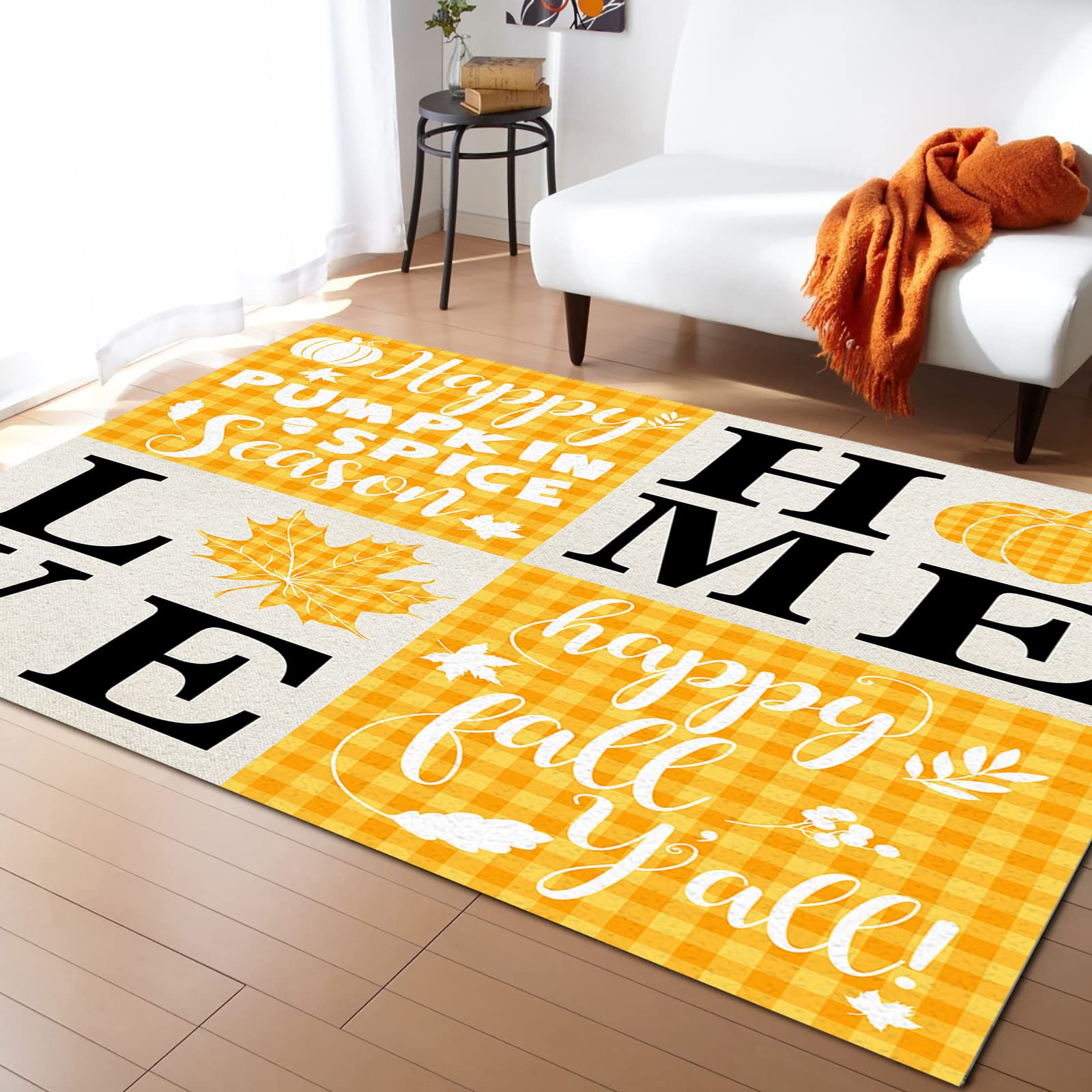 Modern Non-Slip Area Rugs for Living Room - Soft Anti-Fatigue Comfort Mat for Home & Play Areas
