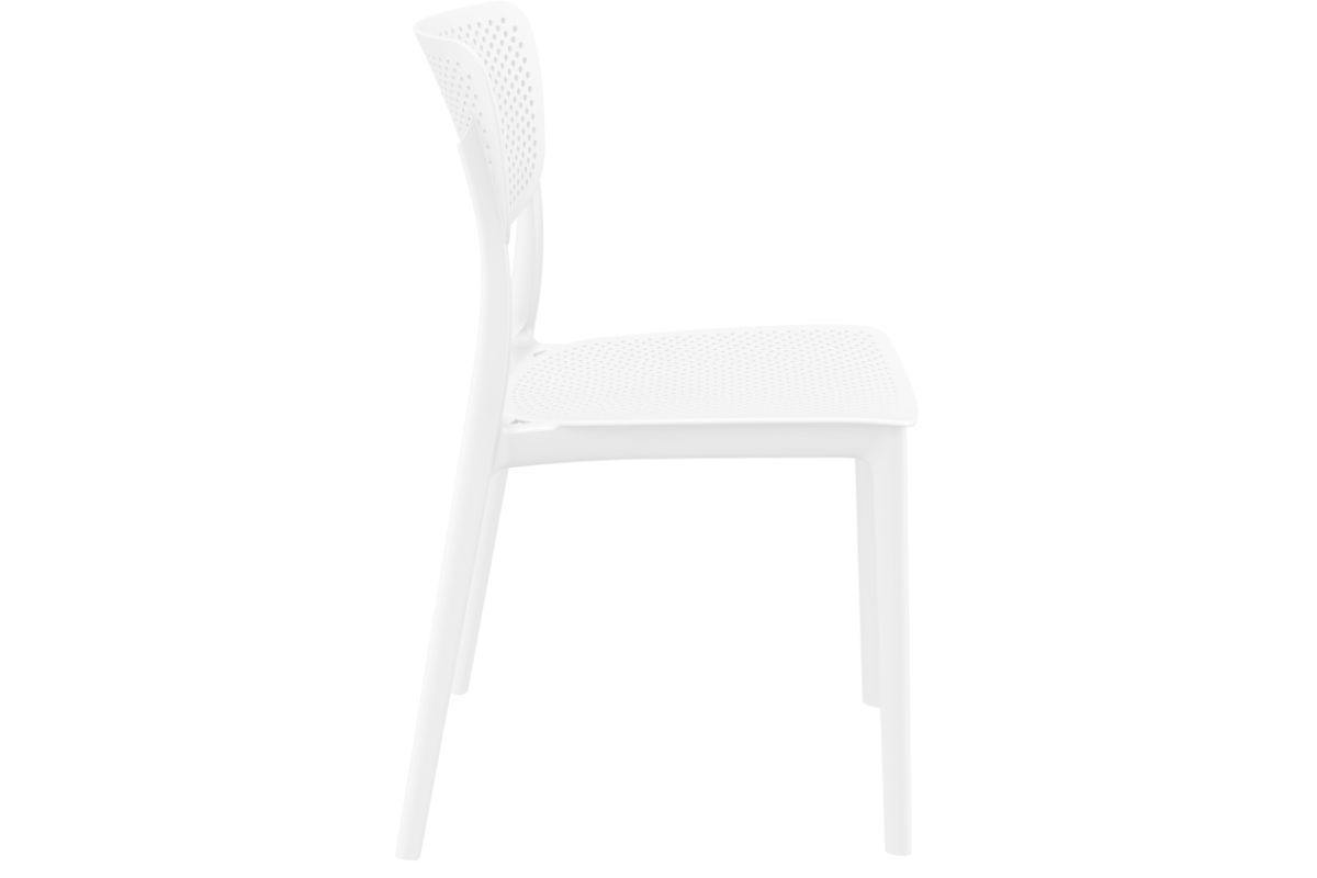 Stackable Lucy Dining Chair - Indoor/Outdoor Use for Restaurants, Cafes, and Home Patios | Durable & Stylish Seating Solution