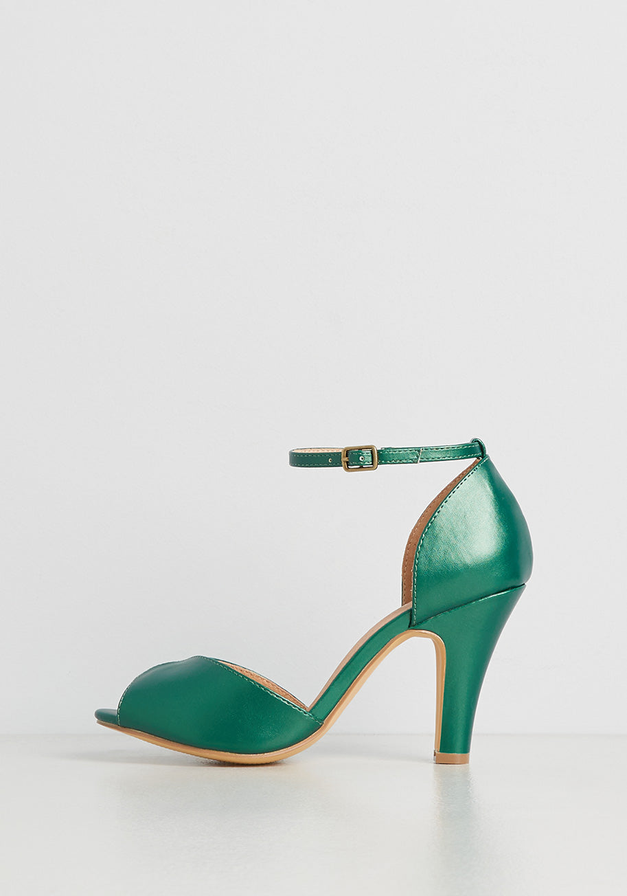 Elegant Peep Toe High Heels for Women - Comfortable Dress Shoes for Weddings, Parties & Evening Events