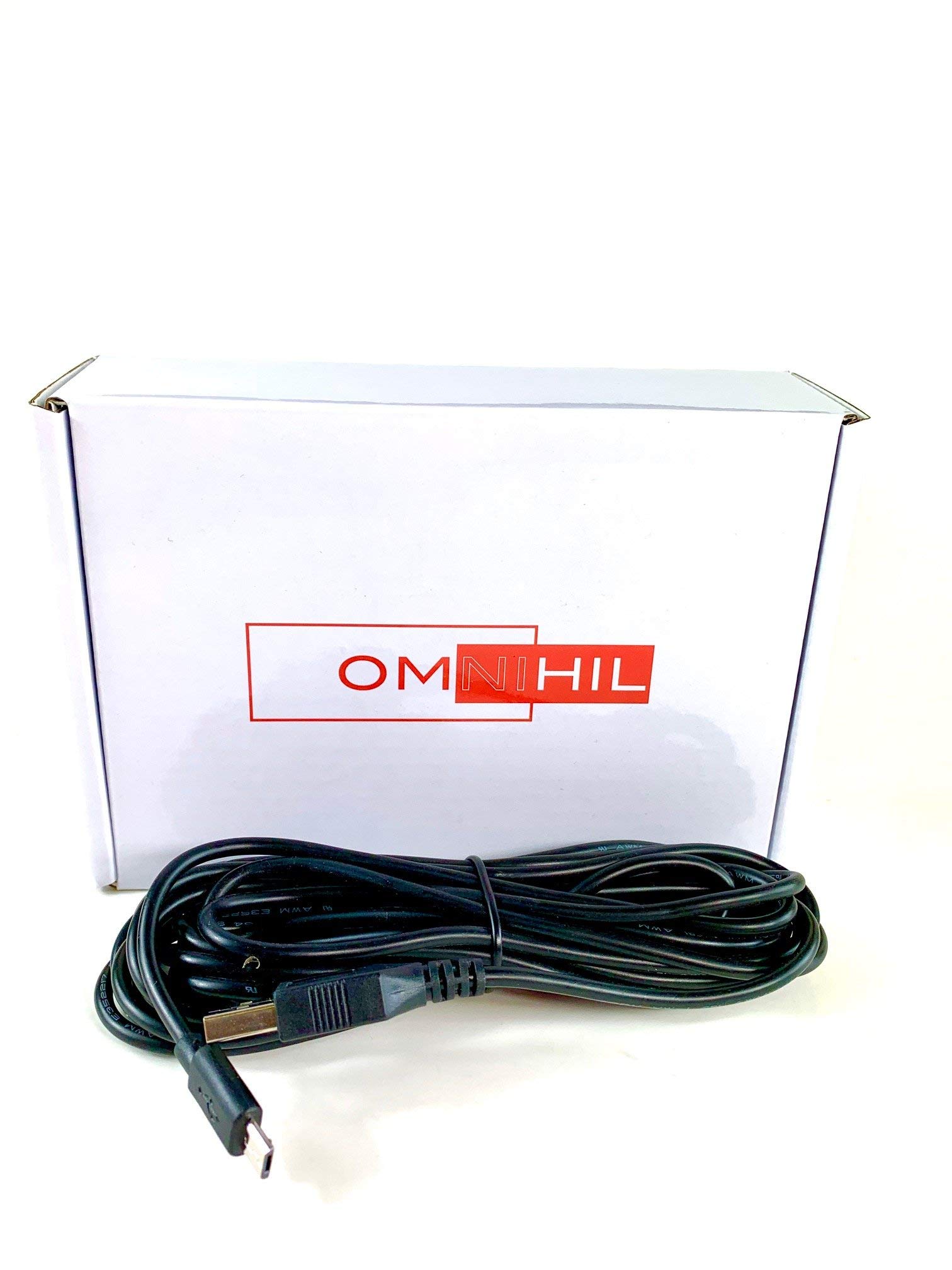 OMNIHIL 15ft USB 2.0 High-Speed Charging & Data Sync Cable for SteelSeries Arctis 7 Gaming Headset - Perfect for PC, PS4, PS5 Gaming Setup & Office Workstations