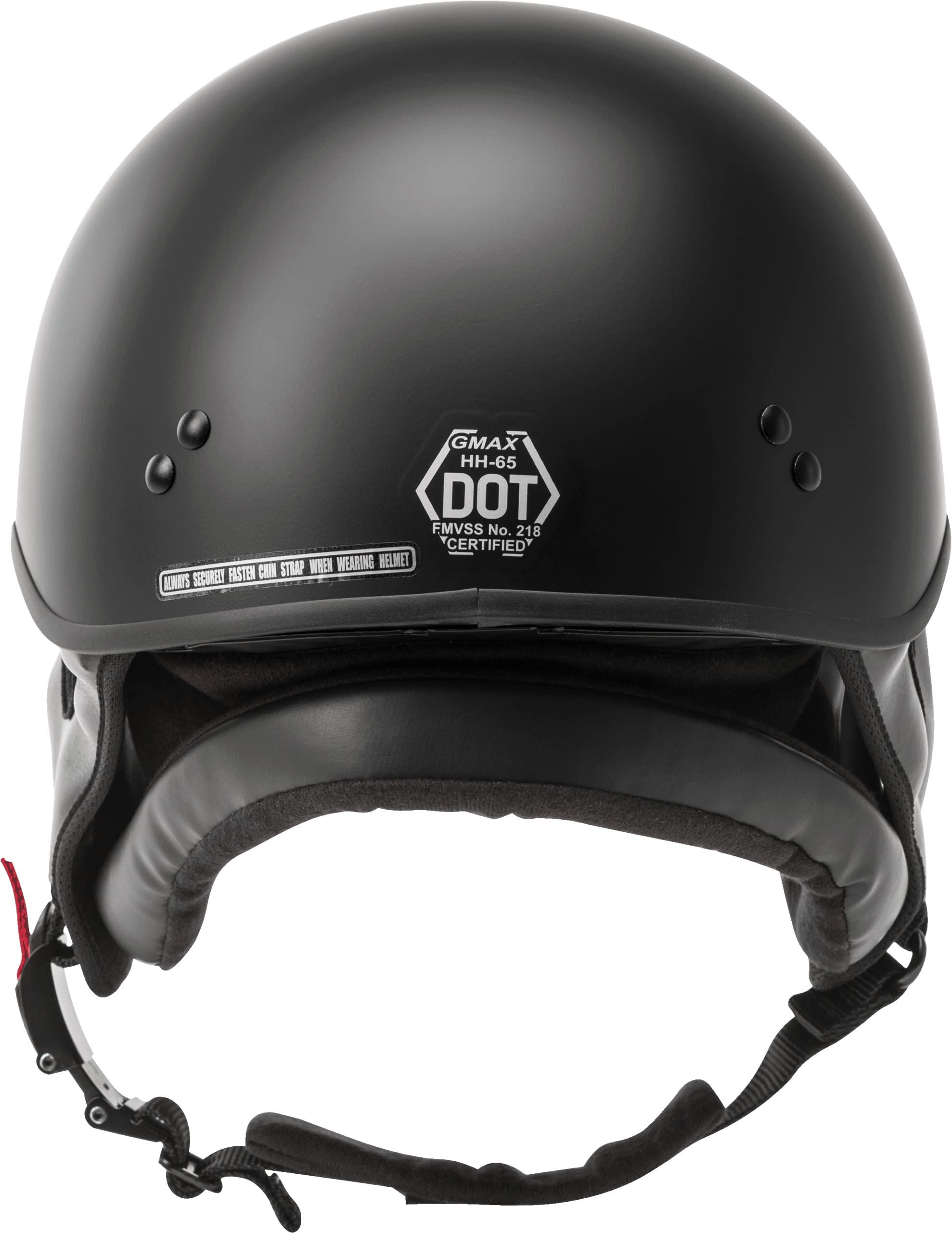 HH-65 Lightweight Motorcycle Half Helmet for Men & Women - DOT Approved Open Face Bike Helmet for Cruiser, Scooter & Harley Riders - Perfect for Urban Commuting & Summer Riding
