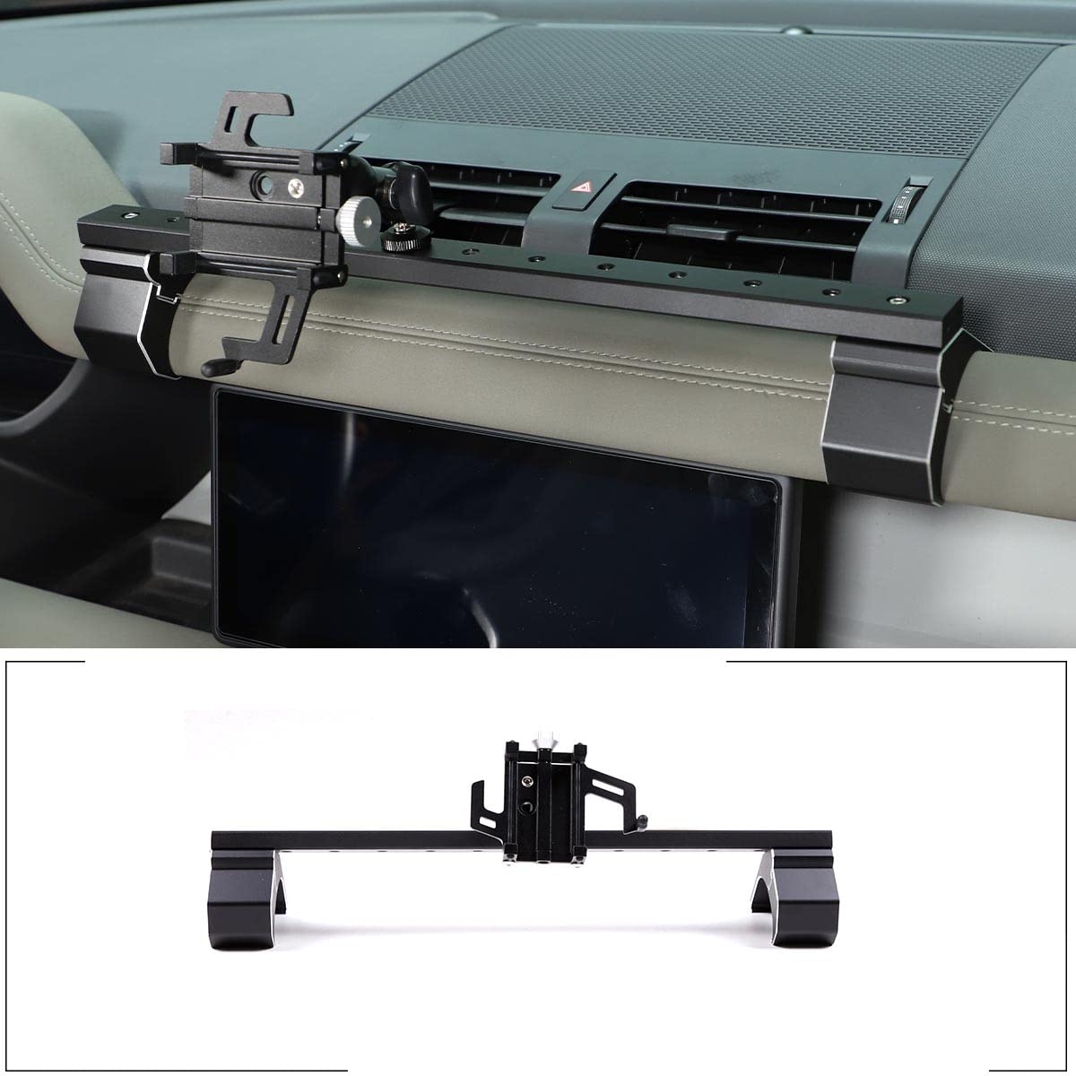 Universal Car Phone Holder Mount - Multi-Angle Adjustable GPS Navigation Bracket for Land Rover Defender 2020-2023 | Durable Car Accessories for Hands-Free Driving & Road Trips