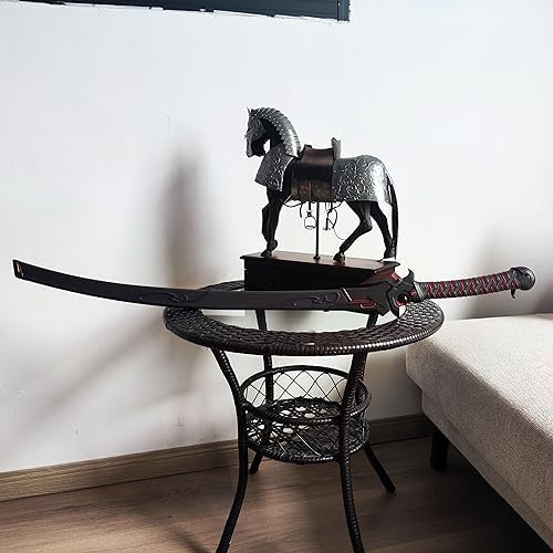 Handmade Katana Samurai Sword - Authentic Japanese Steel Blade for Cosplay, Anime Lovers & Overwatch Genji Fans | Perfect for Costume Parties, Martial Arts Training & Anime Conventions