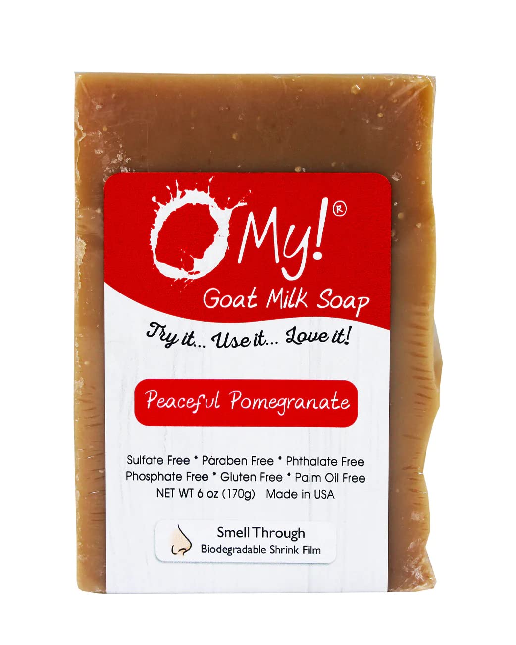 Organic Goat Milk Soap Bar 6oz - Natural Handmade Soap with Farm Fresh Goat Milk, Paraben-Free, Sulfate-Free, Cruelty-Free - Moisturizing & Gentle for Dry, Sensitive Skin - Perfect for Daily Face & Body Cleansing, Gift Sets