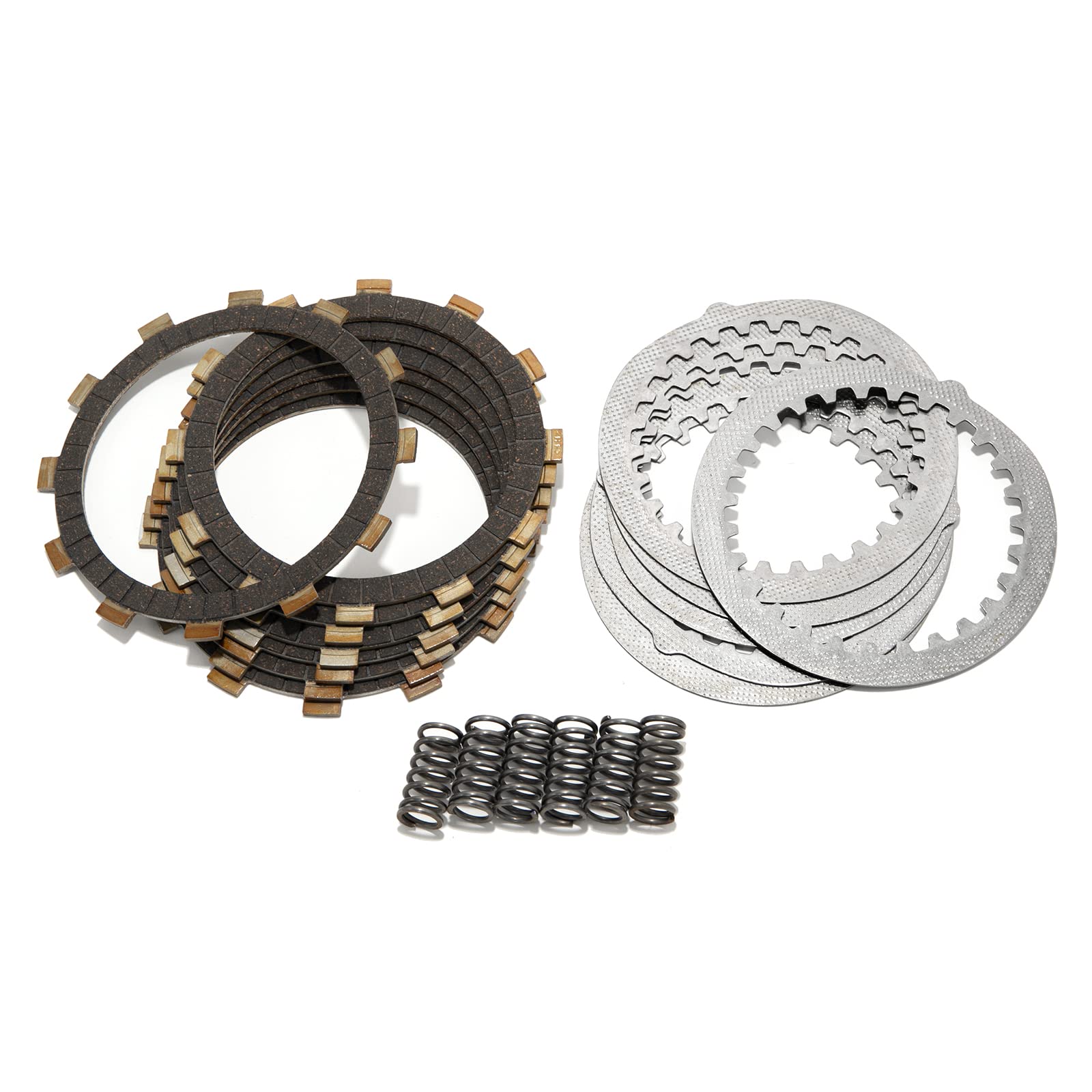 Yamaha Banshee 350 YFZ350 Clutch Kit (1987-2006) - 7 Rubber Friction Plates, 6 Steel Plates & 6 Springs | High-Performance ATV Replacement Parts for Off-Road Racing & Dune Riding