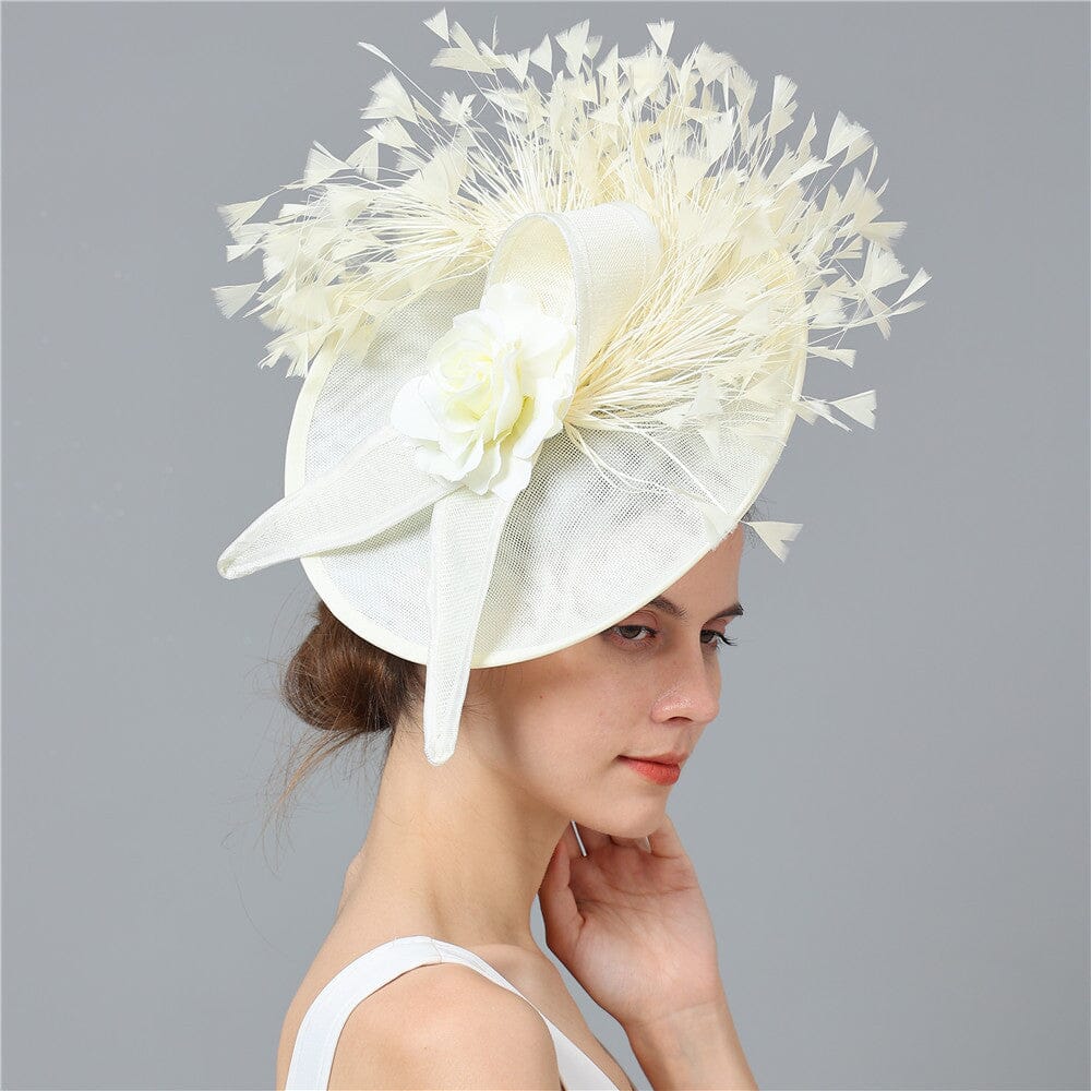 Elegant Feather Fascinators for Women - Stylish Hair Accessories for Weddings, Parties & Special Occasions