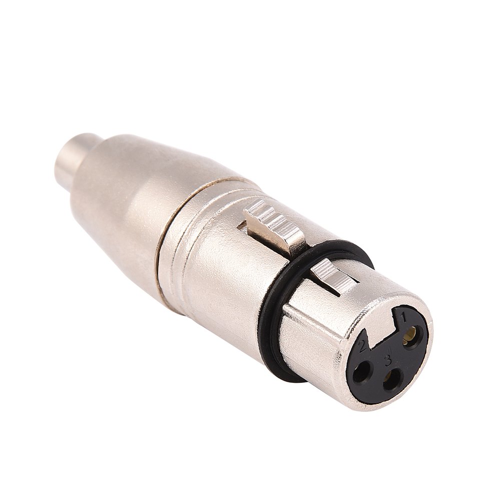 Sanpyl 2-Pack XLR 3-Pin Female to Female Audio Connector Adapter - Professional Microphone & Guitar Cable Adapter for Musicians, DJs, and Studio Equipment - Perfect for Live Performances and Recording Sessions
