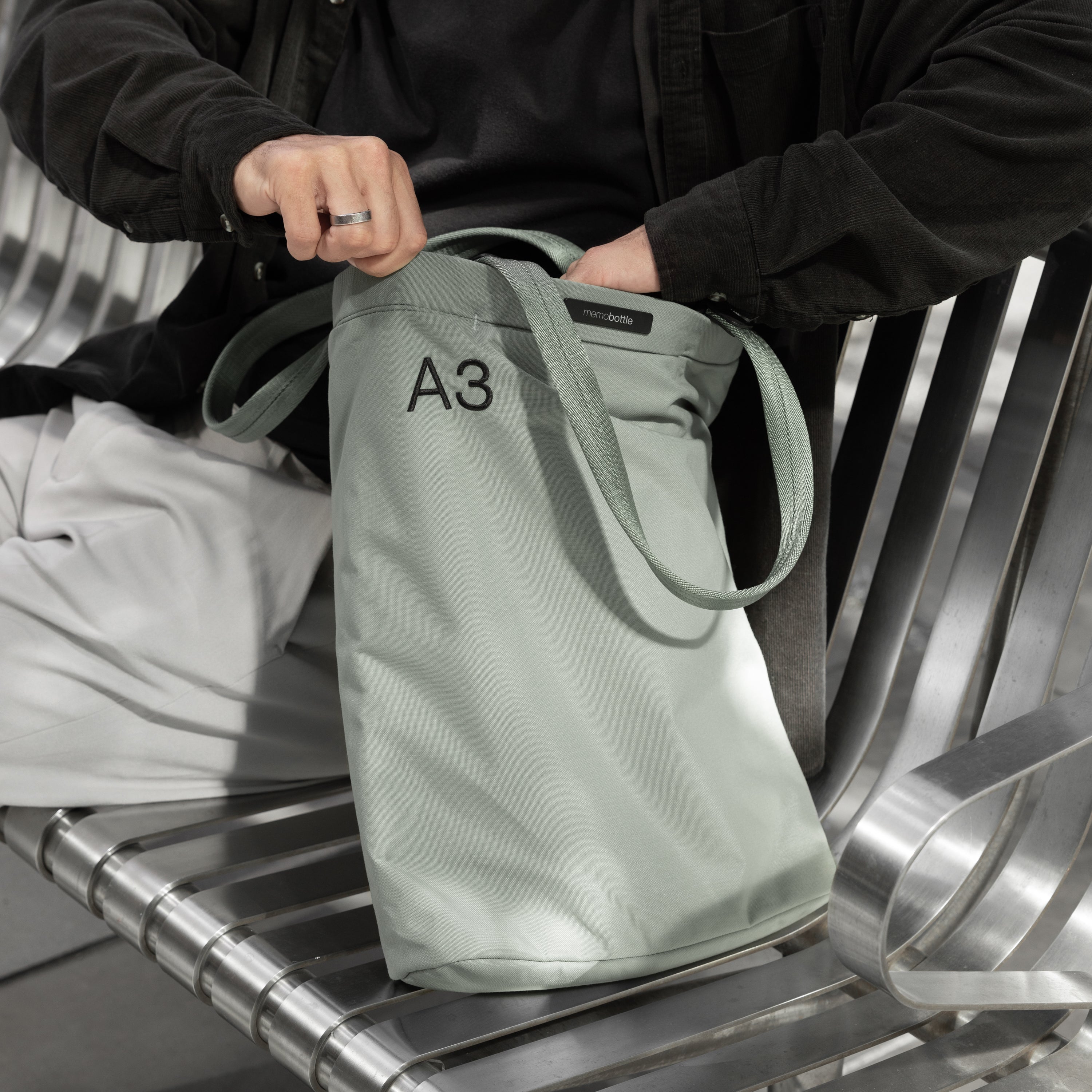 A3 Daily Tote Bag - Stylish & Durable Canvas Tote for Work, Shopping & Travel - Perfect for Office, Groceries & Beach Day Essentials