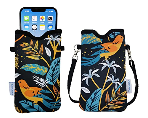 Birds Floral Navy Blue