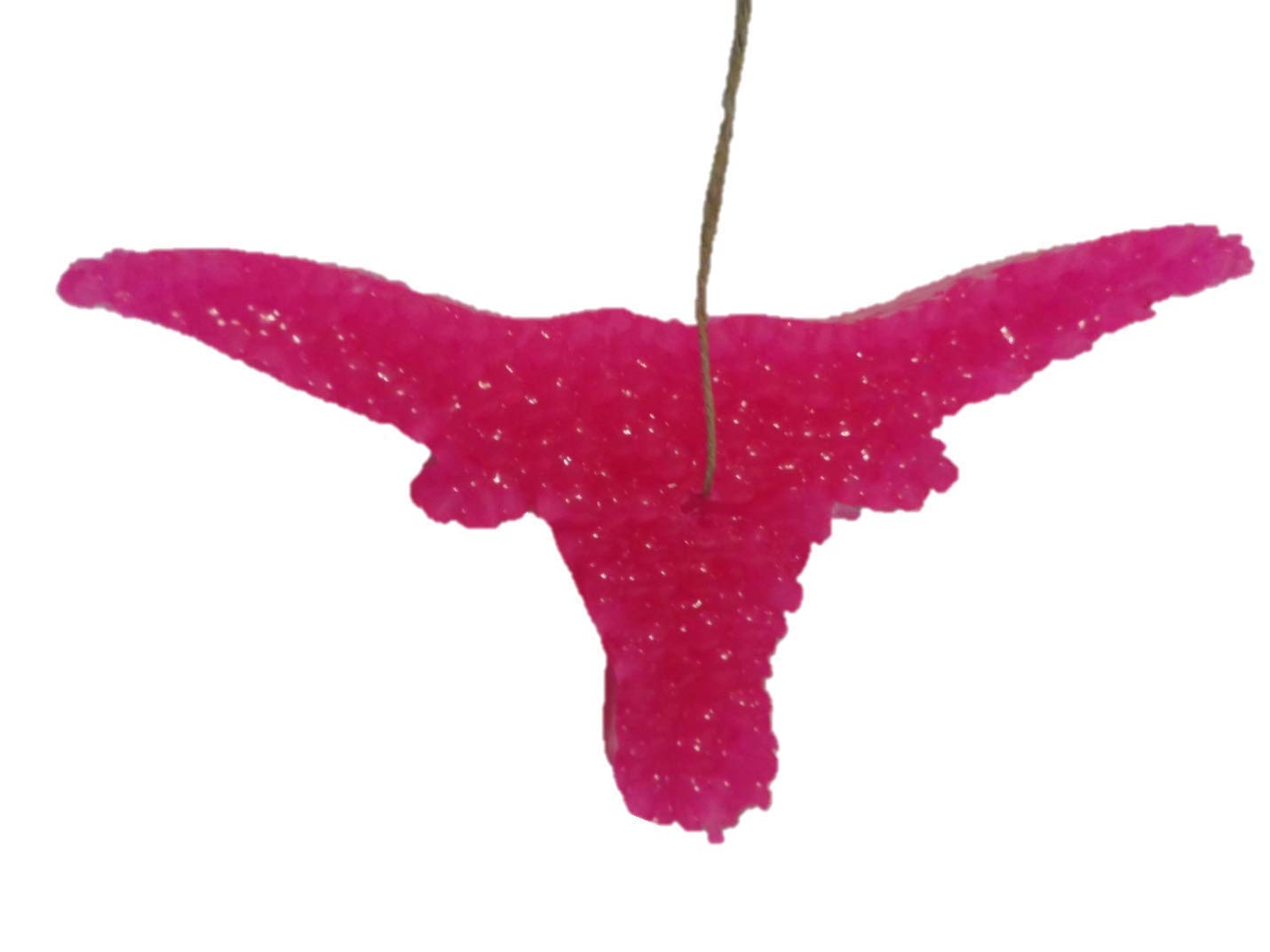 Texas Longhorn Car Air Freshener - ChicWick Scented Candle in Hot Pink | Choose Your Fragrance (Lavender, Vanilla, Citrus) | Long-Lasting Car Odor Eliminator for Trucks, SUVs & Road Trips