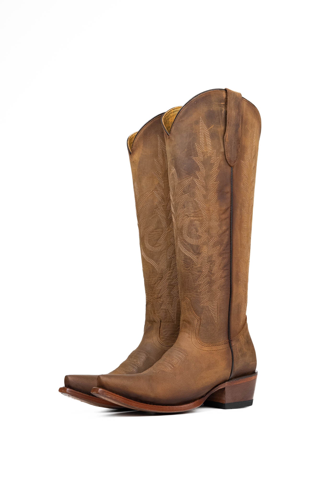 Scarlett Women's Tall Snip Toe Cowgirl Boots - Western Riding Boots for Country Dancing, Rodeo & Fashion Outfits
