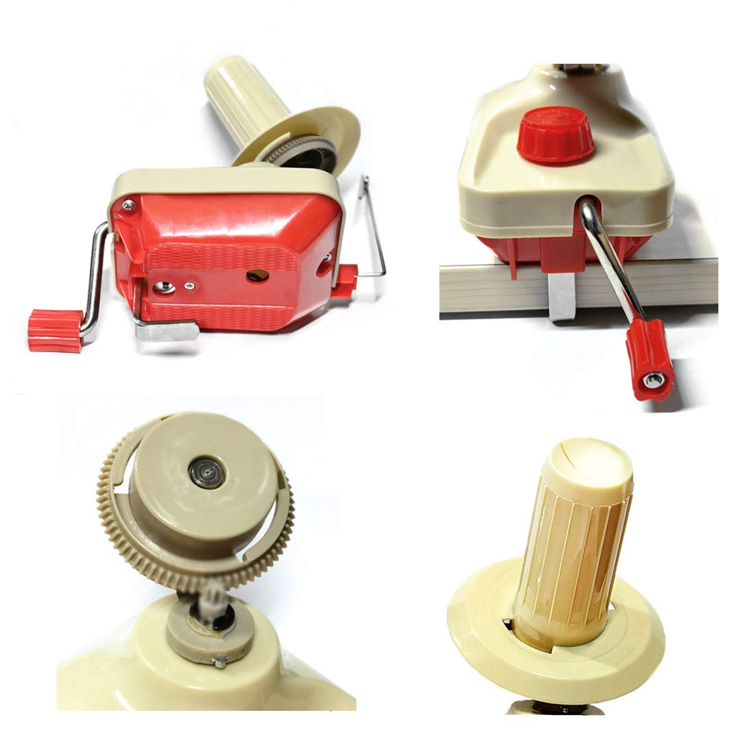 Premium Yarn Ball Winder & Swift Combo Set - Easy Installation for Knitting & Crochet Yarn Storage - Includes 1 Scissors & 20 Stitch Knitting Needles - Perfect for Home Crafting, DIY Projects & Yarn Organization