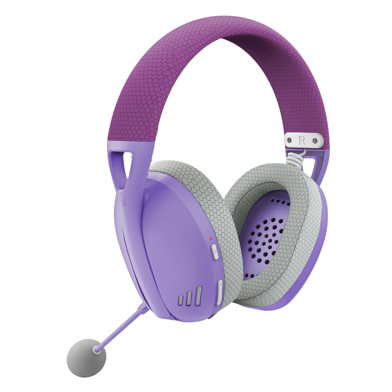 Wireless Gaming Headset Redragon IRE H848PL Purple - Immersive Sound for PC, PS5, Xbox & Mobile Gaming