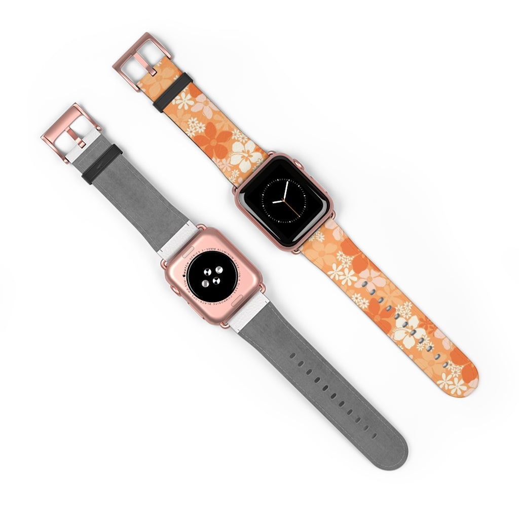 Groovy Pua Watch Band - Durable Silicone Replacement Strap for Apple Watch, Fitbit & Samsung - Perfect for Workouts, Swimming & Everyday Wear
