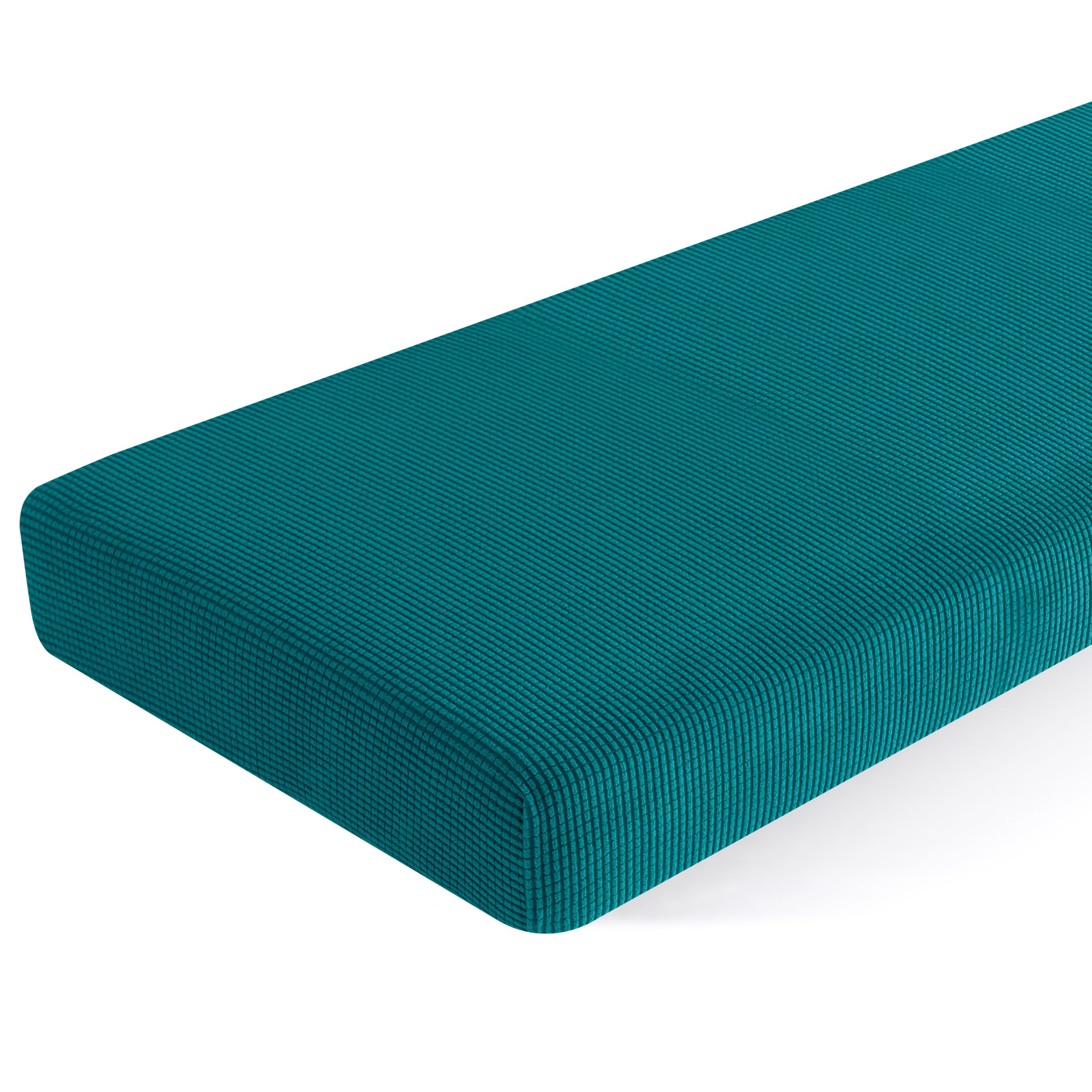 SUBRTEX Stretch Sofa Cushion Cover - Elastic Furniture Protector Slipcover for Couch, RV & Living Room - High Elasticity Washable Fabric (Blue) - Perfect for Home Decor, Pet Protection & Daily Use