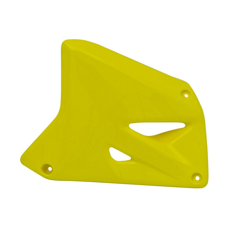 RTECH RM85 02 21 Yellow Radiator Shrouds - High-Performance Cooling for Motorcycles & ATVs - Perfect for Off-Road & Racing Applications