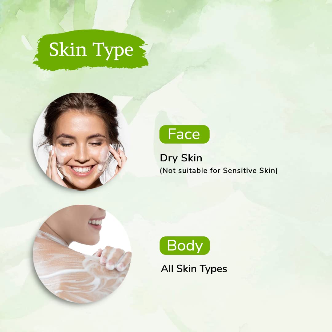 **Grewaa Neem & Moringa Soap for Acne, Pimples & Dry Skin – Cold-Processed 100% Natural with Neem, Moringa & Olive Oil (75g) – Gentle Cleansing for Face & Body – Perfect for Sensitive & Problem Skin**