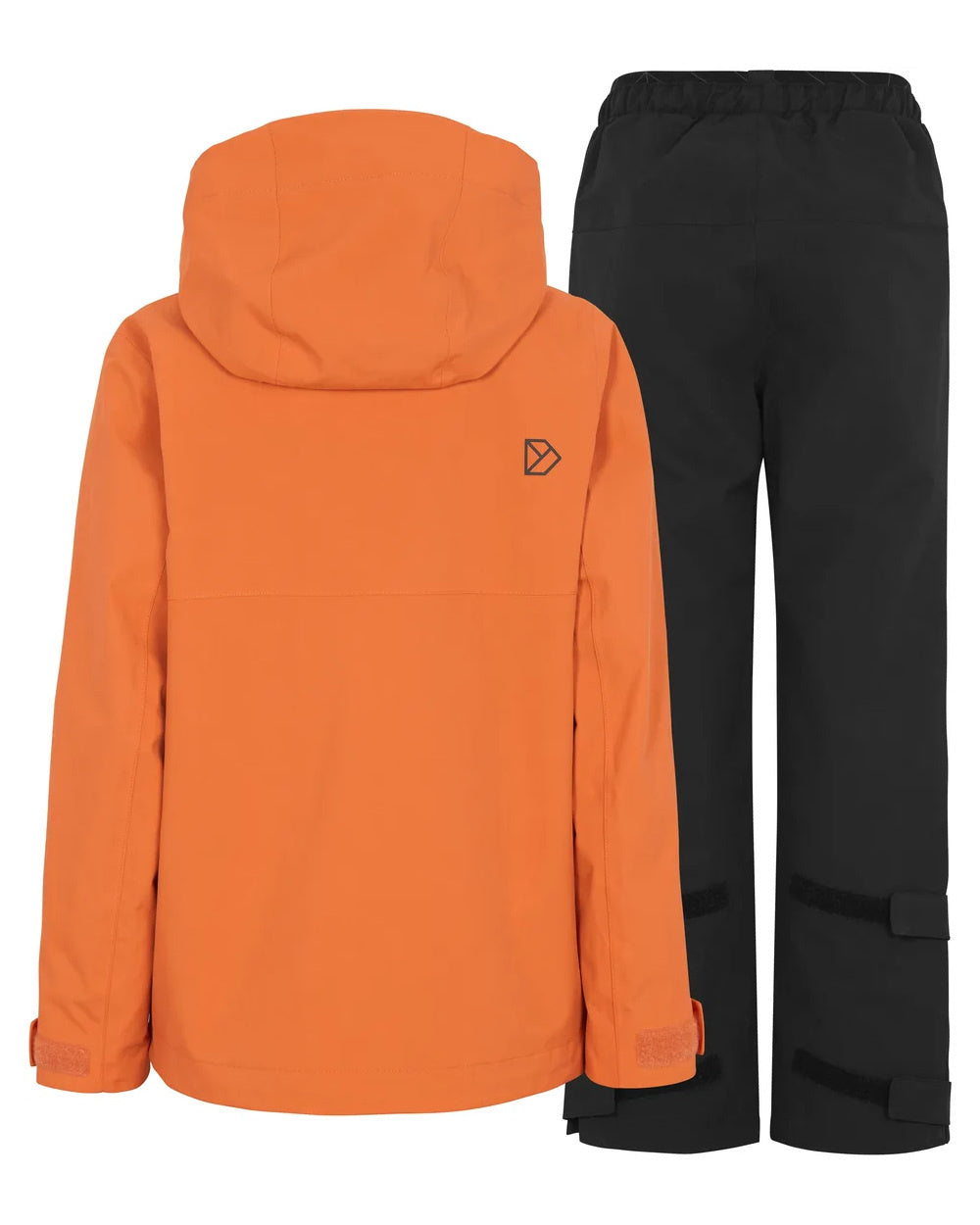 Didriksons Grit Youth Waterproof Jacket & Pants Set - Kids' Outdoor Rain Gear for Hiking, Camping & School - Windproof & Breathable Winter Coat