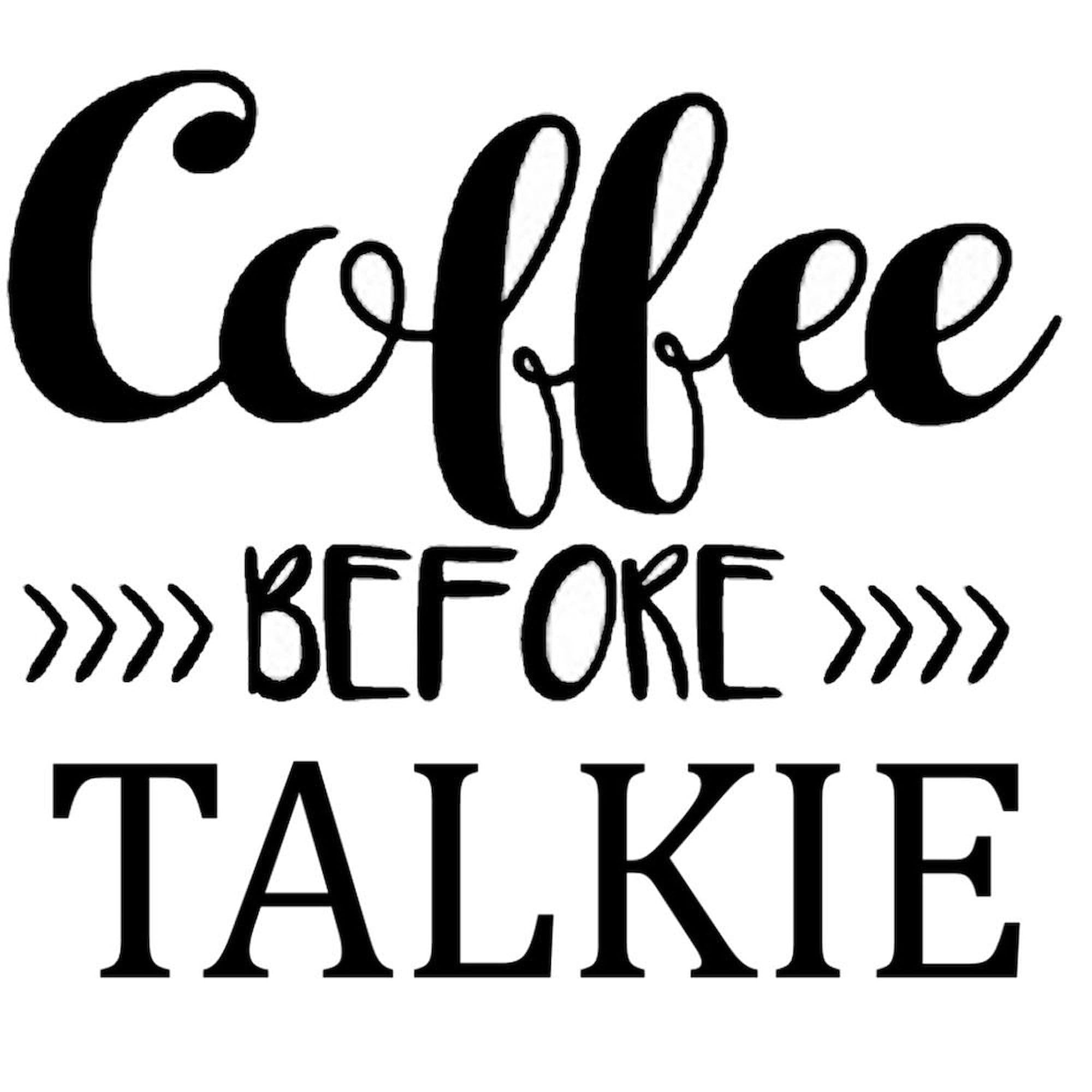 CafePress Coffee Before Talkie 15 oz (444 ml) Ceramic Coffee Mug - Funny Novelty Gift for Coffee Lovers, Office Humor, Coworker Gifts, and Morning Brew Enjoyment