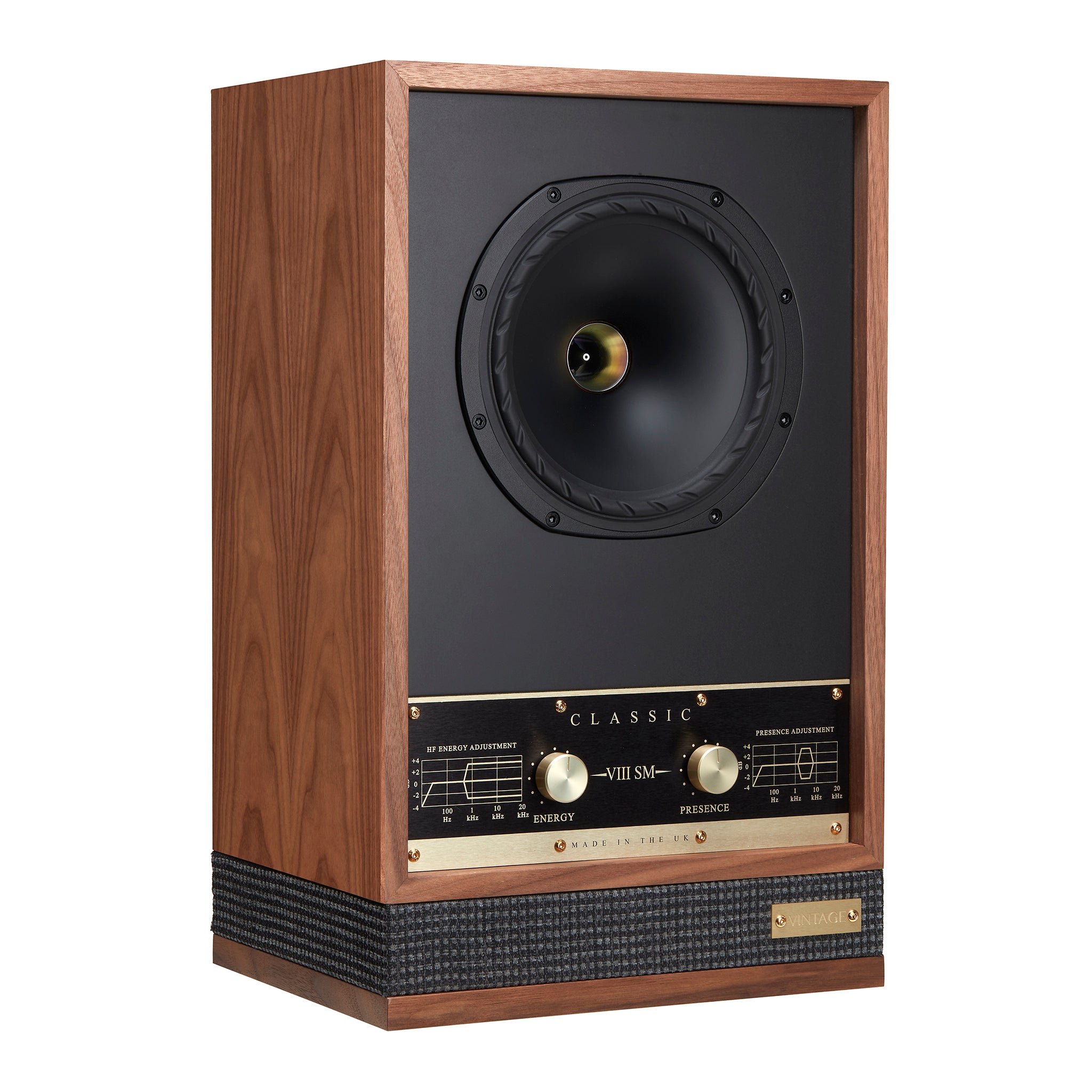 Fyne Audio Vintage Classic VIII SM 8 StandMount Bookshelf Speakers (Pair) - Premium HiFi Sound for Home Theater & Music Listening