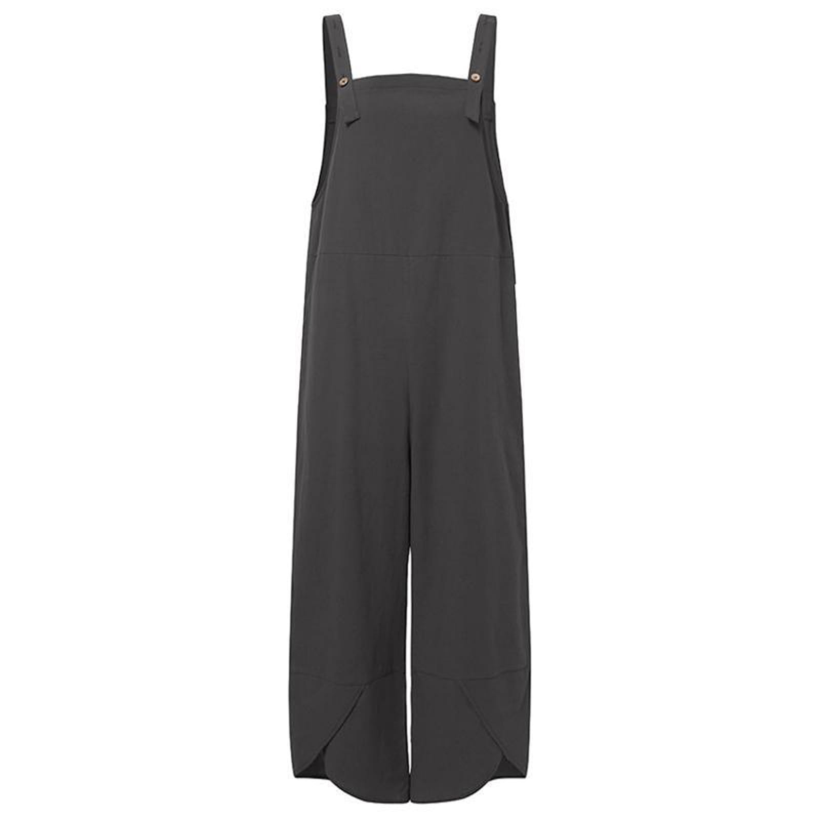 Beokeuioe Men's Sleeveless Dungaree Jumpsuit - Summer Work Overalls with Loose Fit for Men | Perfect for Construction, Gardening & Casual Wear