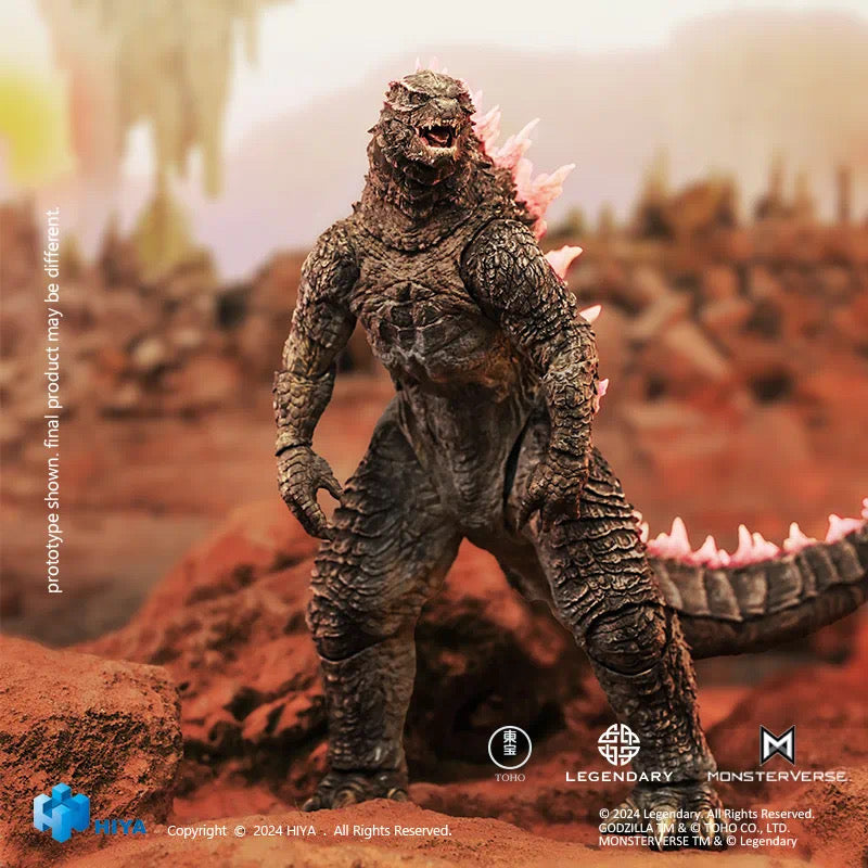Pre-Order Hiya 7-Inch 18cm Godzilla Evolved Action Figure - Exquisite Basic Series from Godzilla x Kong: The New Empire - Perfect for Collectors, Display, and Movie-Themed Decor